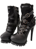 Philipp Plein leather high heel sole boots - eu 39