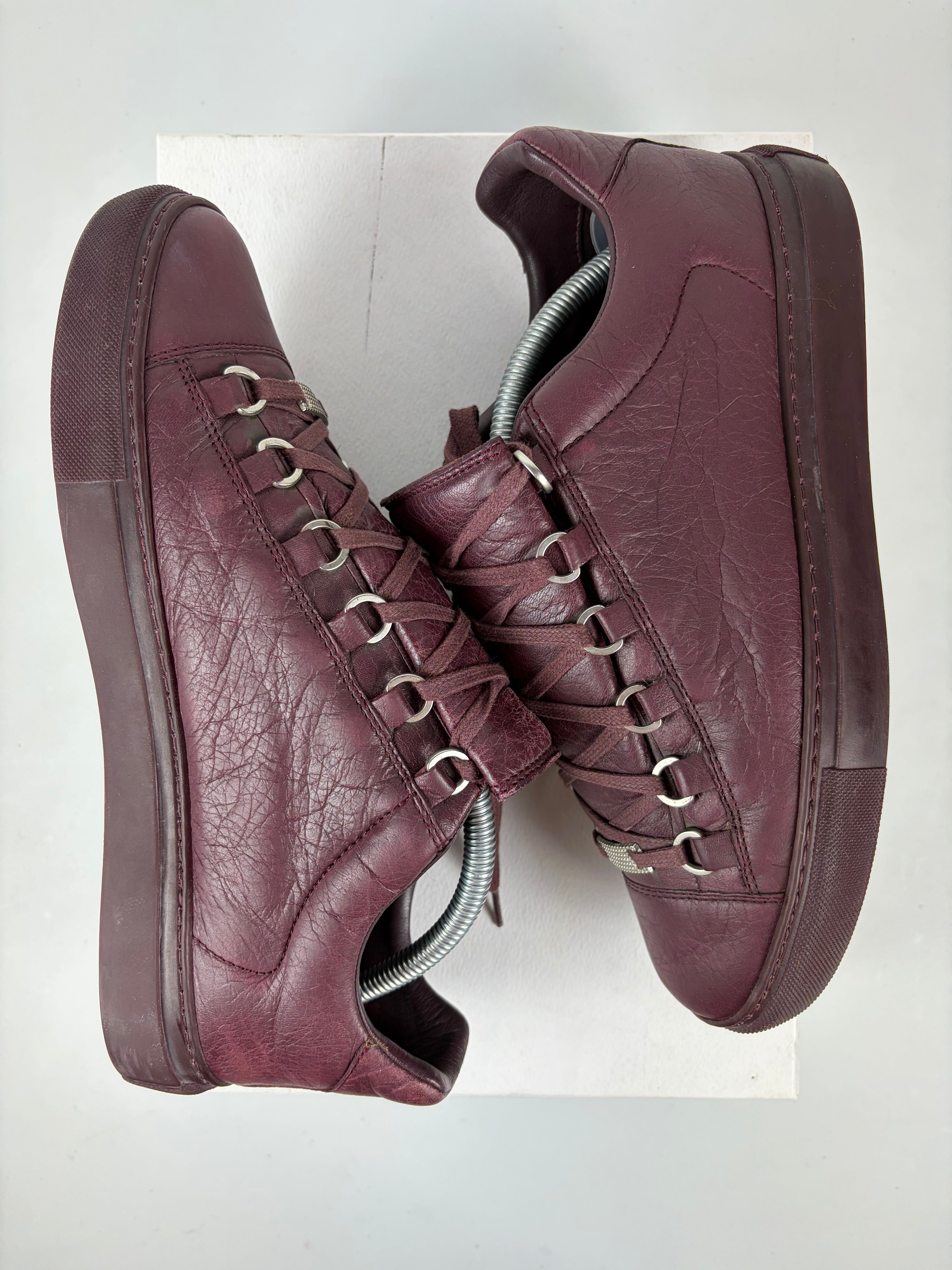 Balenciaga arena low - eu 40 - burgundy