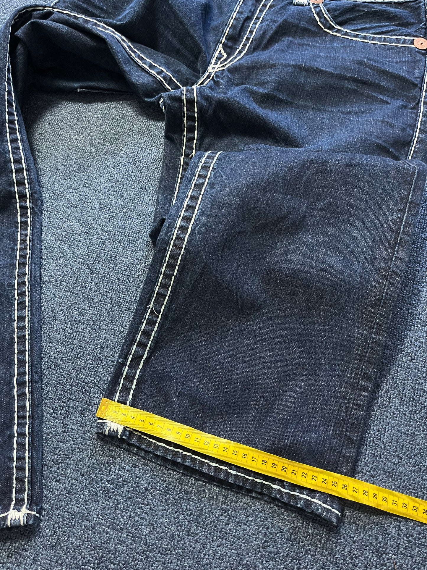 True Religion Ricky Super T baggy jeans (W38)