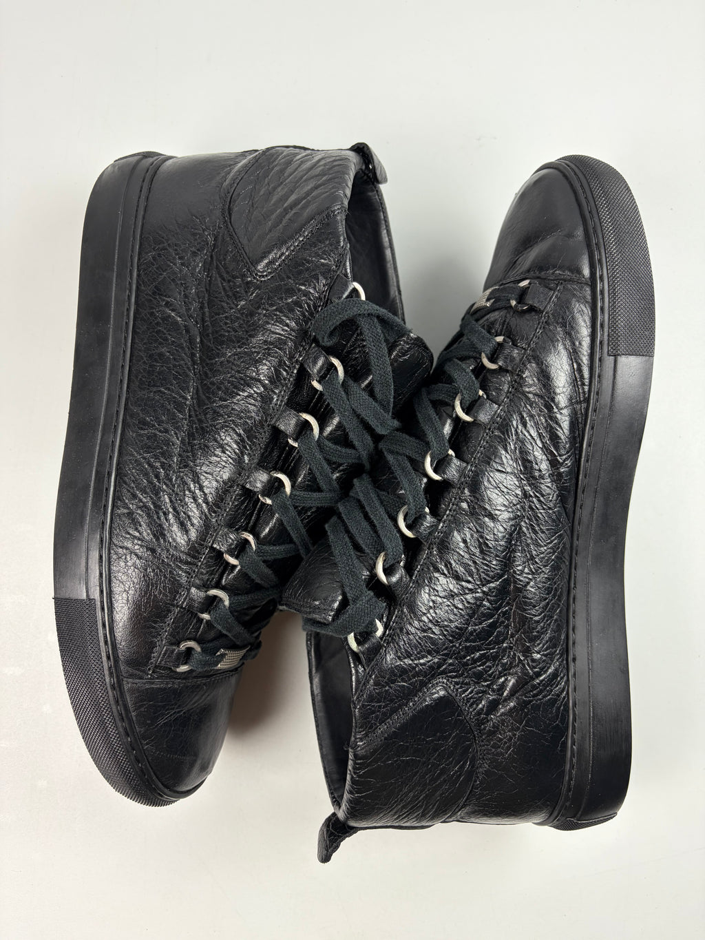 Balenciaga arena high tops - eu 44 / us 11 - black