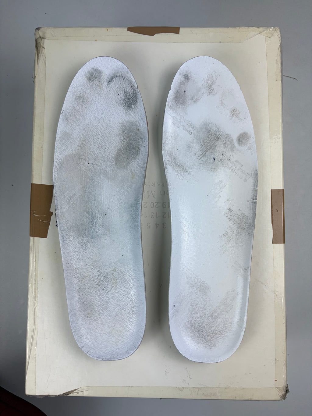 Maison Margiela Future high tops - eu 41 / us 8 / uk 7 - burgundy