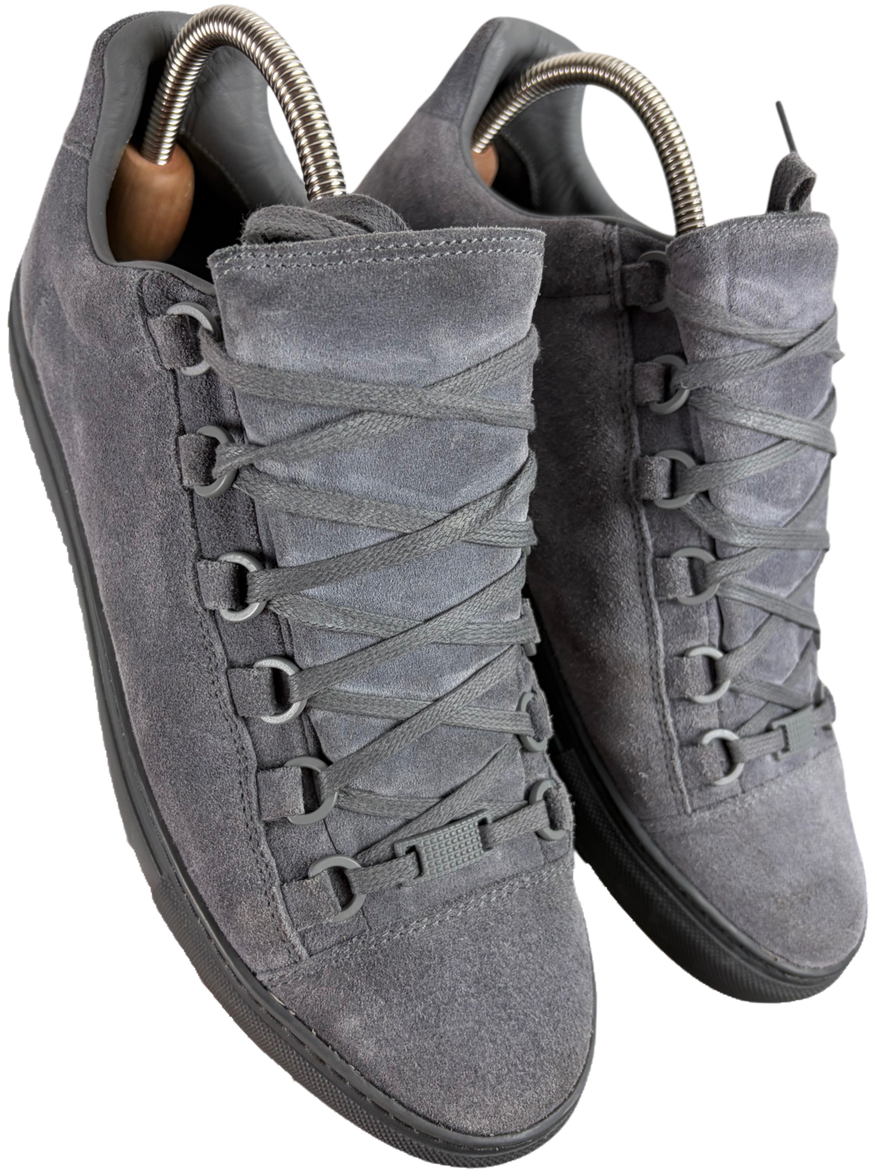 Balenciaga arena suede low - eu 40 / us 7 - grey