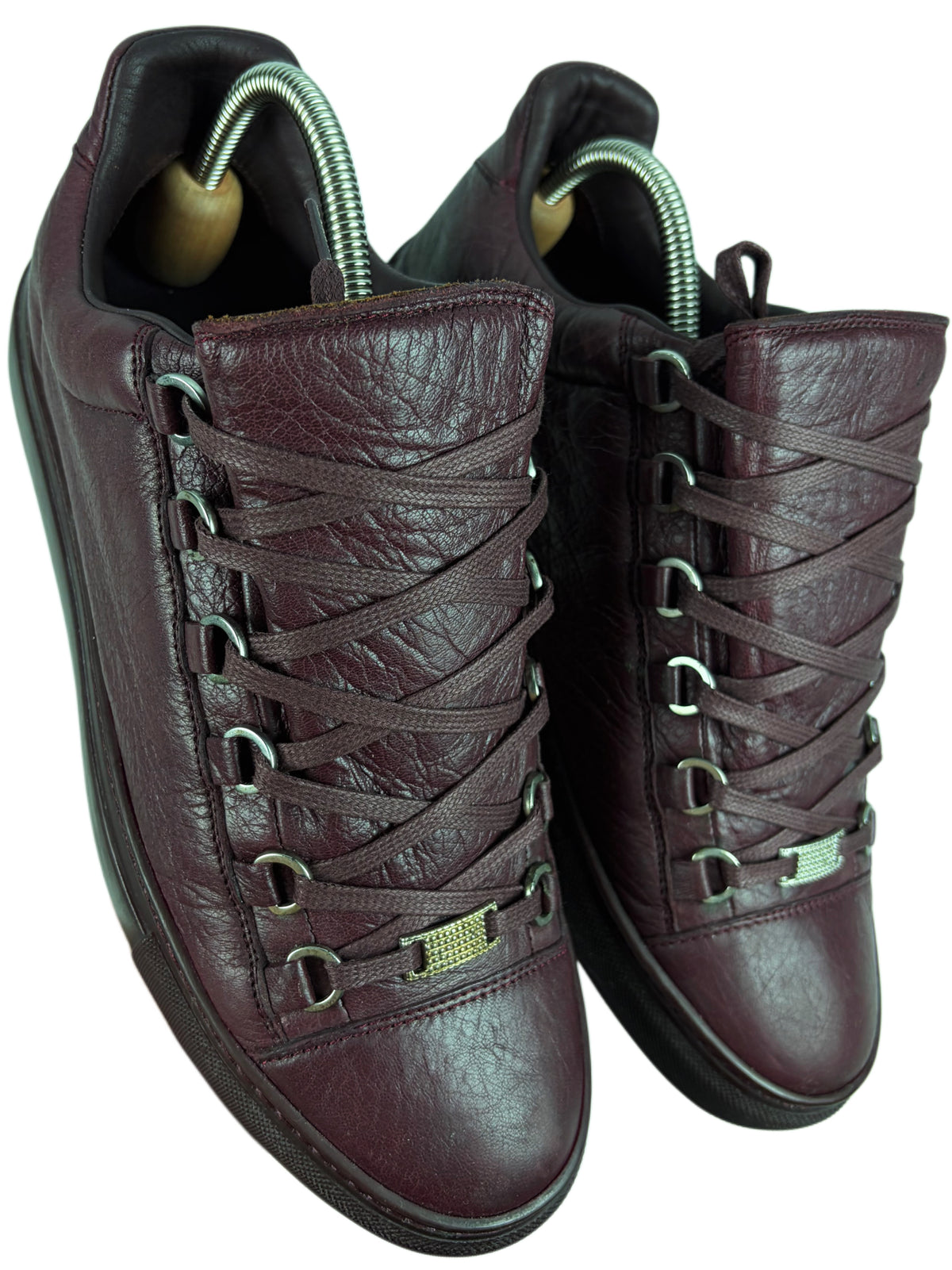 Balenciaga arena low - eu 41 / us 8 - burgundy