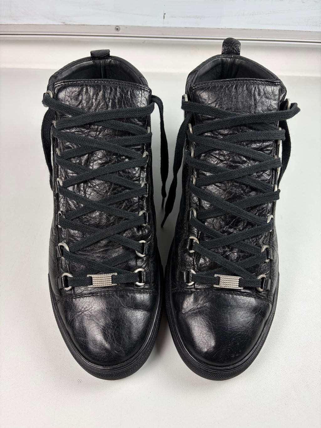 Balenciaga arena high tops - eu 44 / us 11 - black