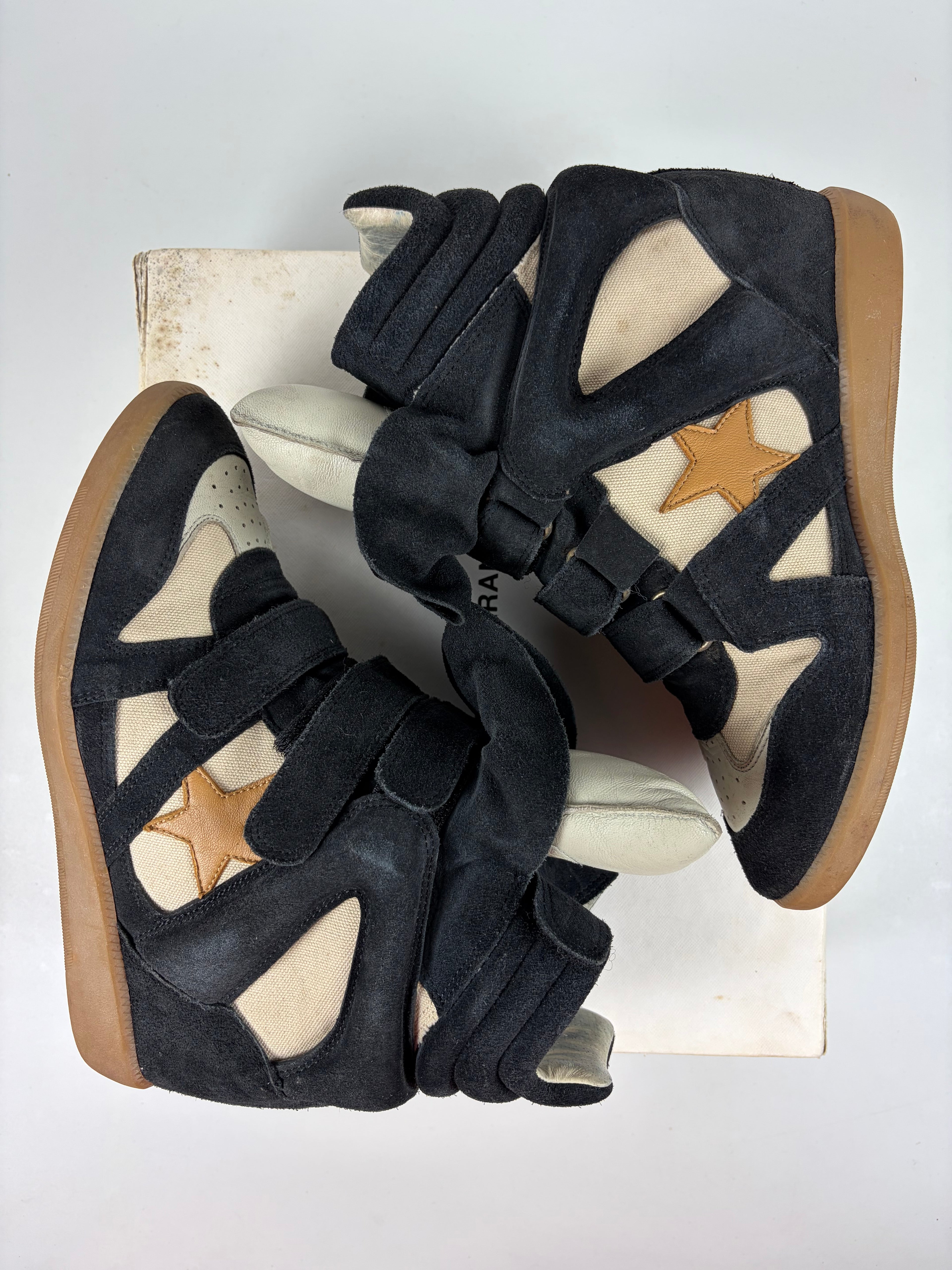 ISABEL MARANT Bekett ‘Star’ wedge sneakers - eu 40