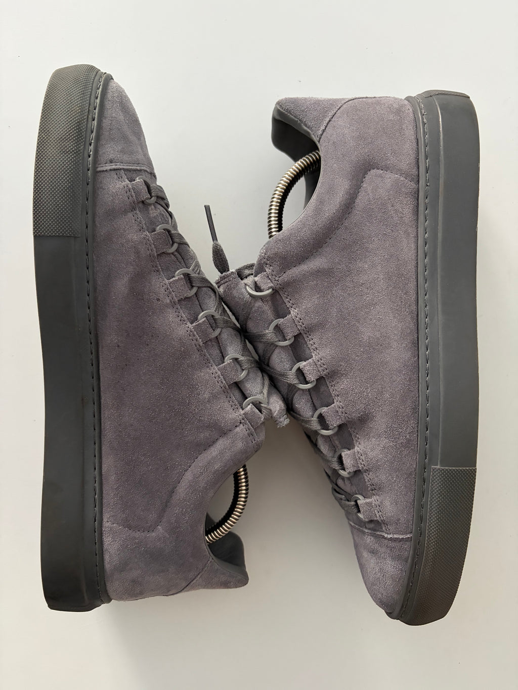 Balenciaga arena suede low tops - eu 42 - grey