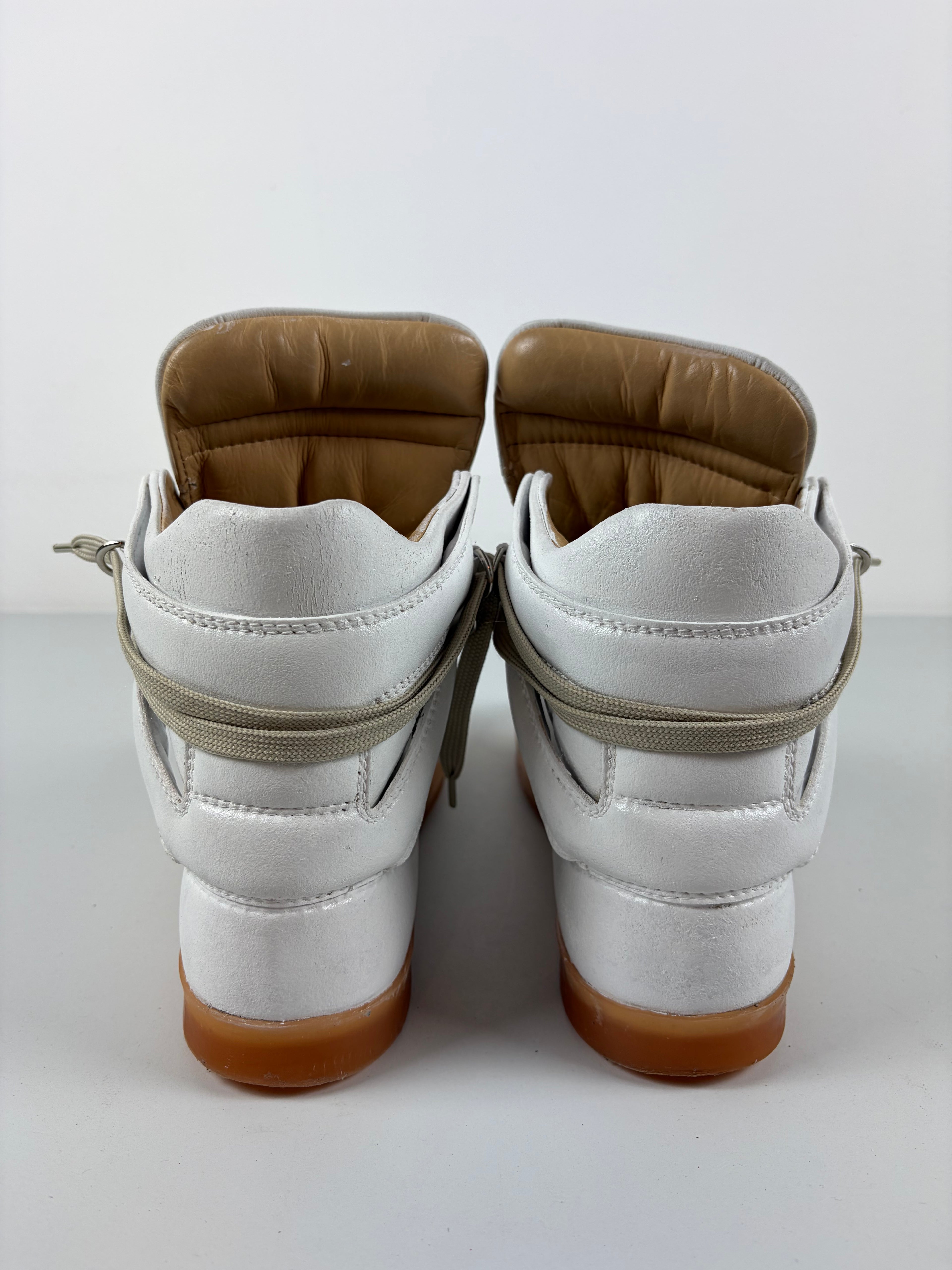 2012 Maison Margiela X H&M high tops - eu 41 - white