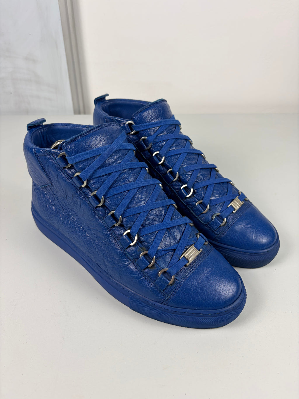 Balenciaga arena high tops - eu 40 / us 7 - blue