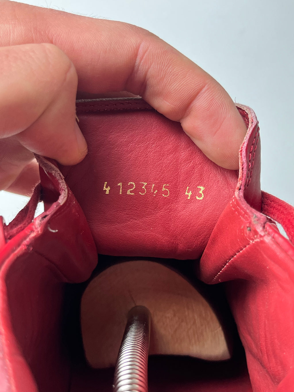 Balenciaga arena high top - Eu 43 - red
