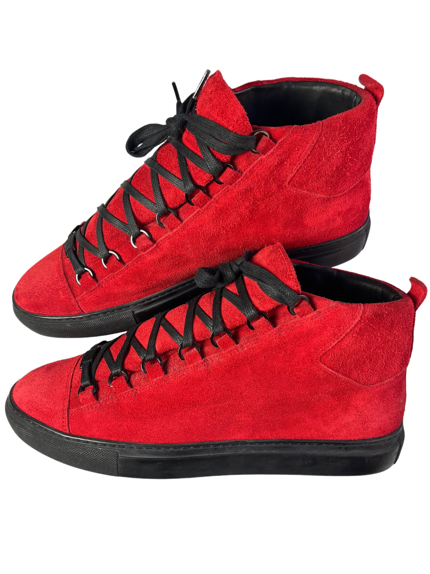 BALENCIAGA ARENA HIGH (red suede)