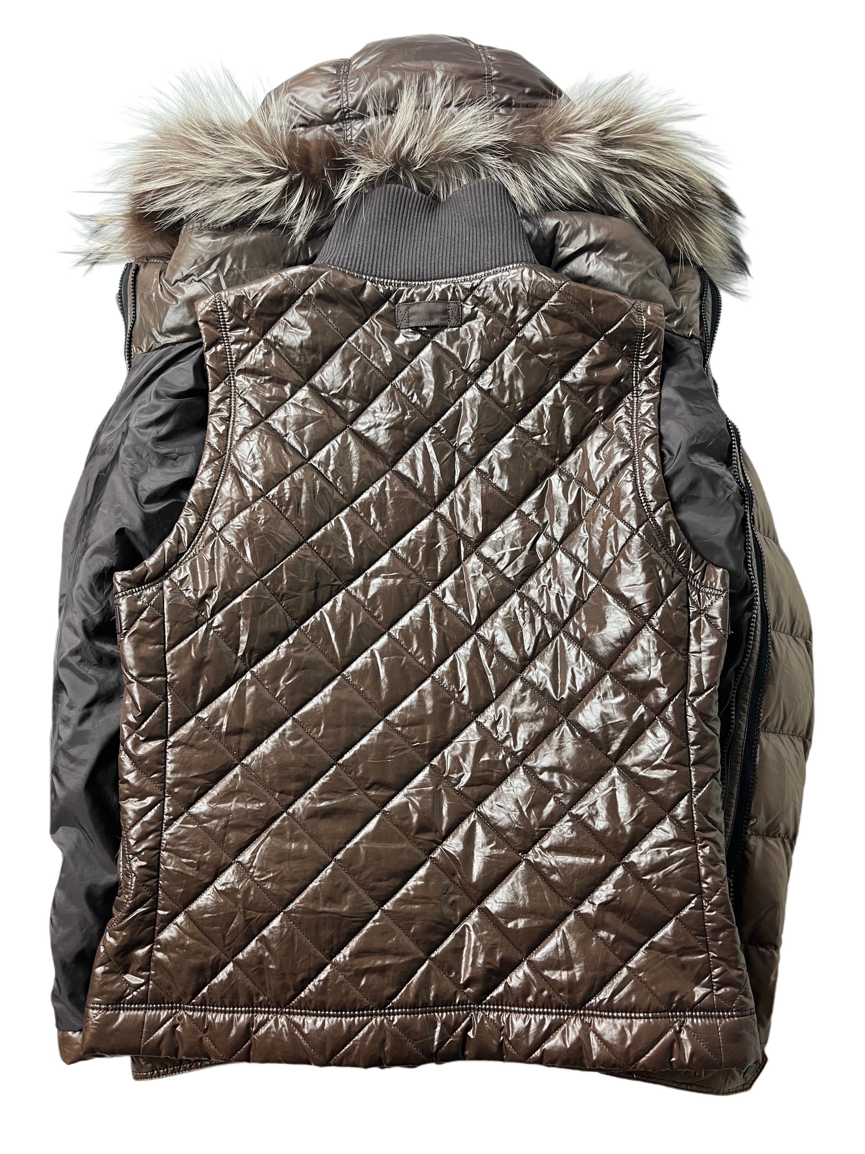 00’s BURBERRY made in Japan 2 in 1 down jacket (L/LL) - brown