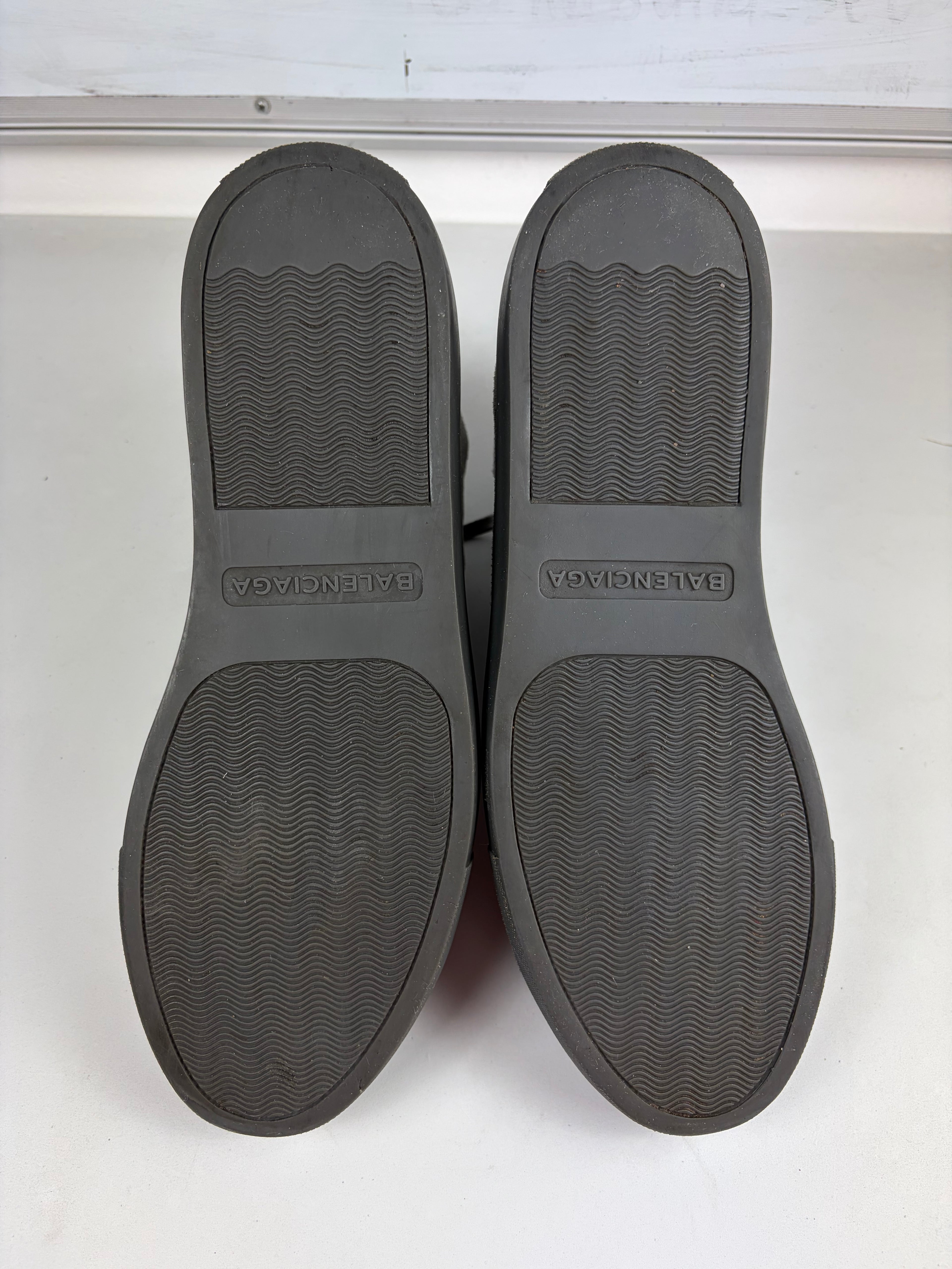 Balenciaga arena suede high tops - eu 41 / us 8 - grey