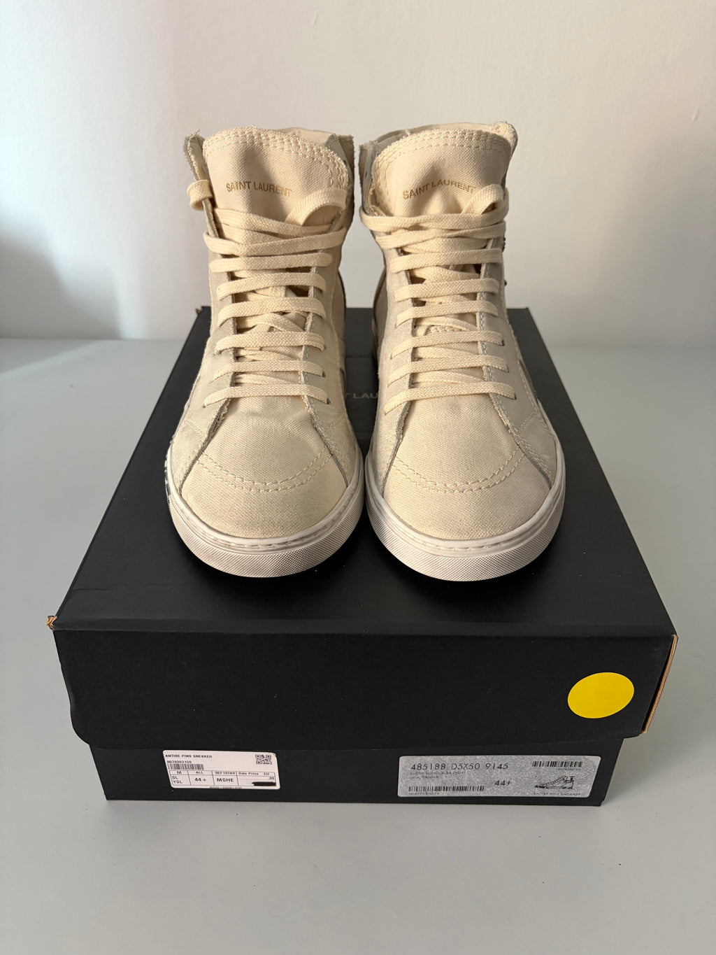 Saint Laurent ‘Smoking Forever’ high top sneakers - Eu 44 1/2