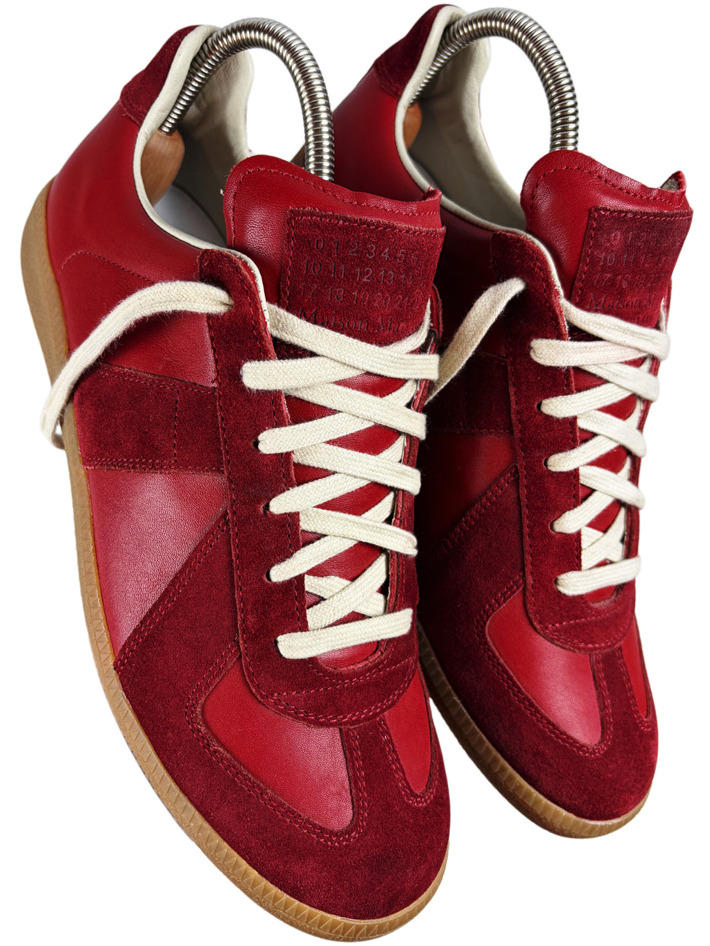 Maison Margiela Replica Red low gats - eu 42 / us 9 / uk 8 - red