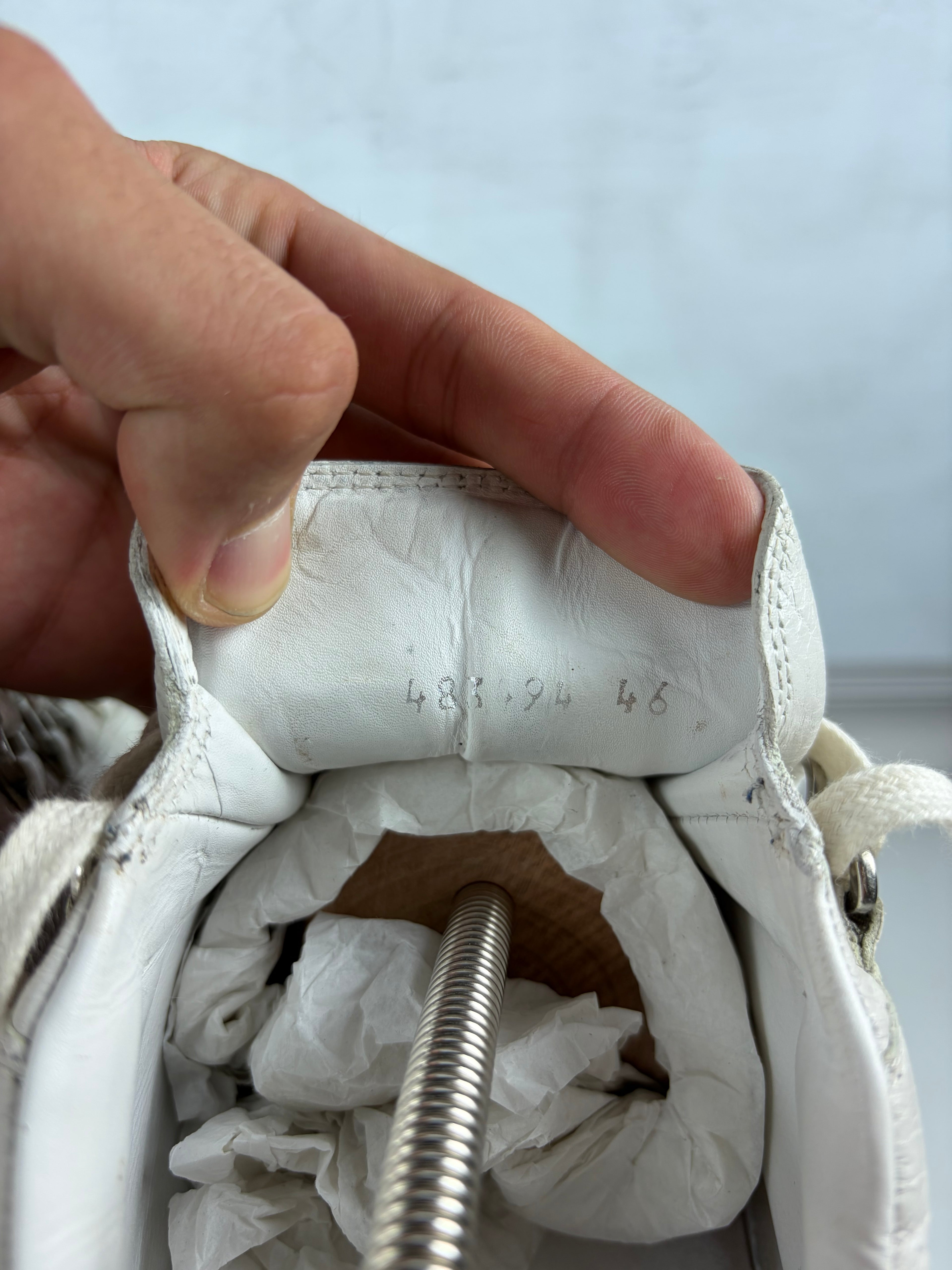 Balenciaga arena low - eu 46 / us 13 - white