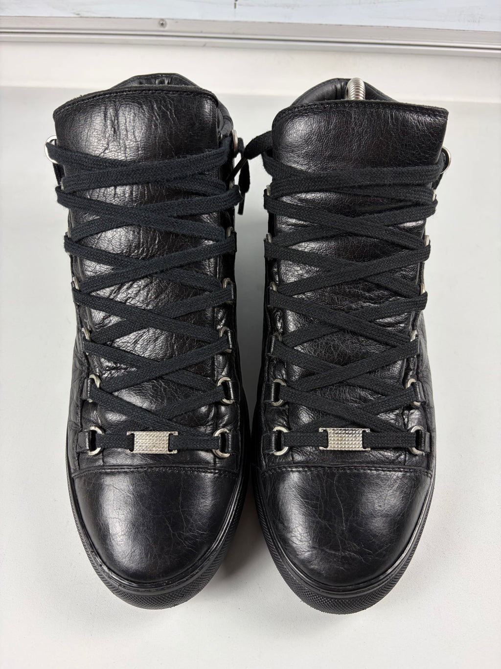Balenciaga arena high tops - eu 43 / us 10 - black