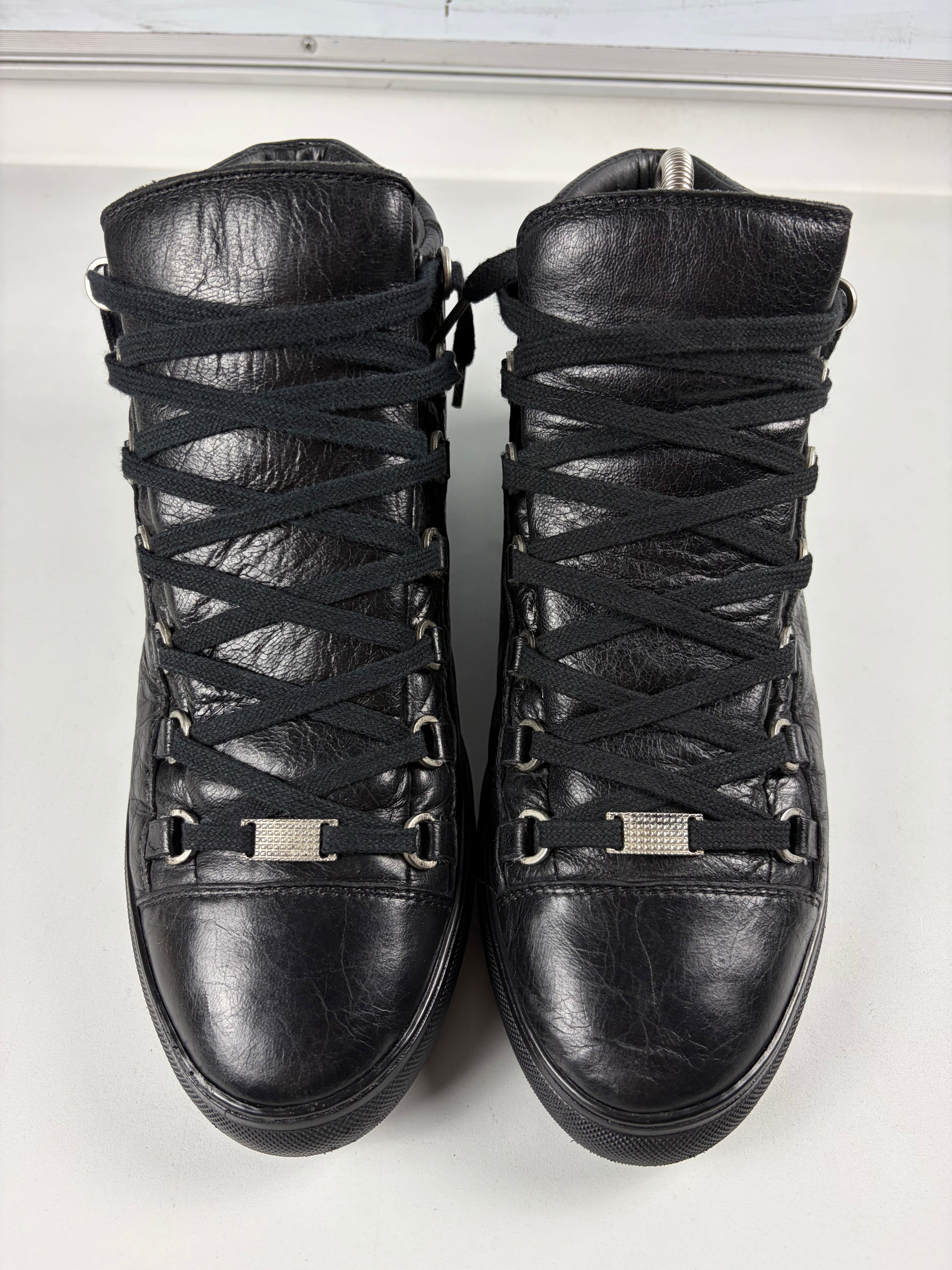 Balenciaga arena high tops - eu 43 / us 10 - black