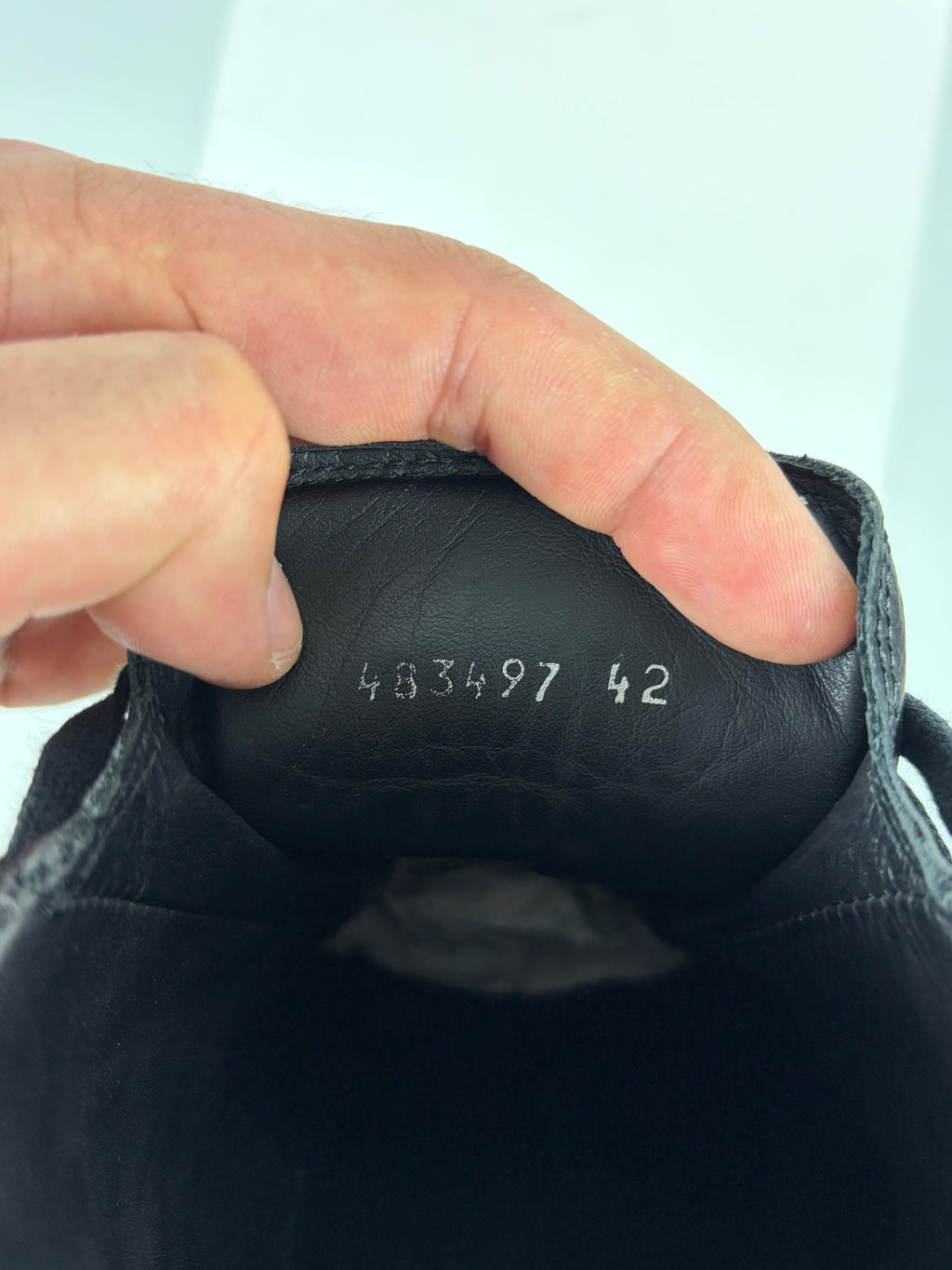 Balenciaga arena high tops - eu 42 / us 9 - black