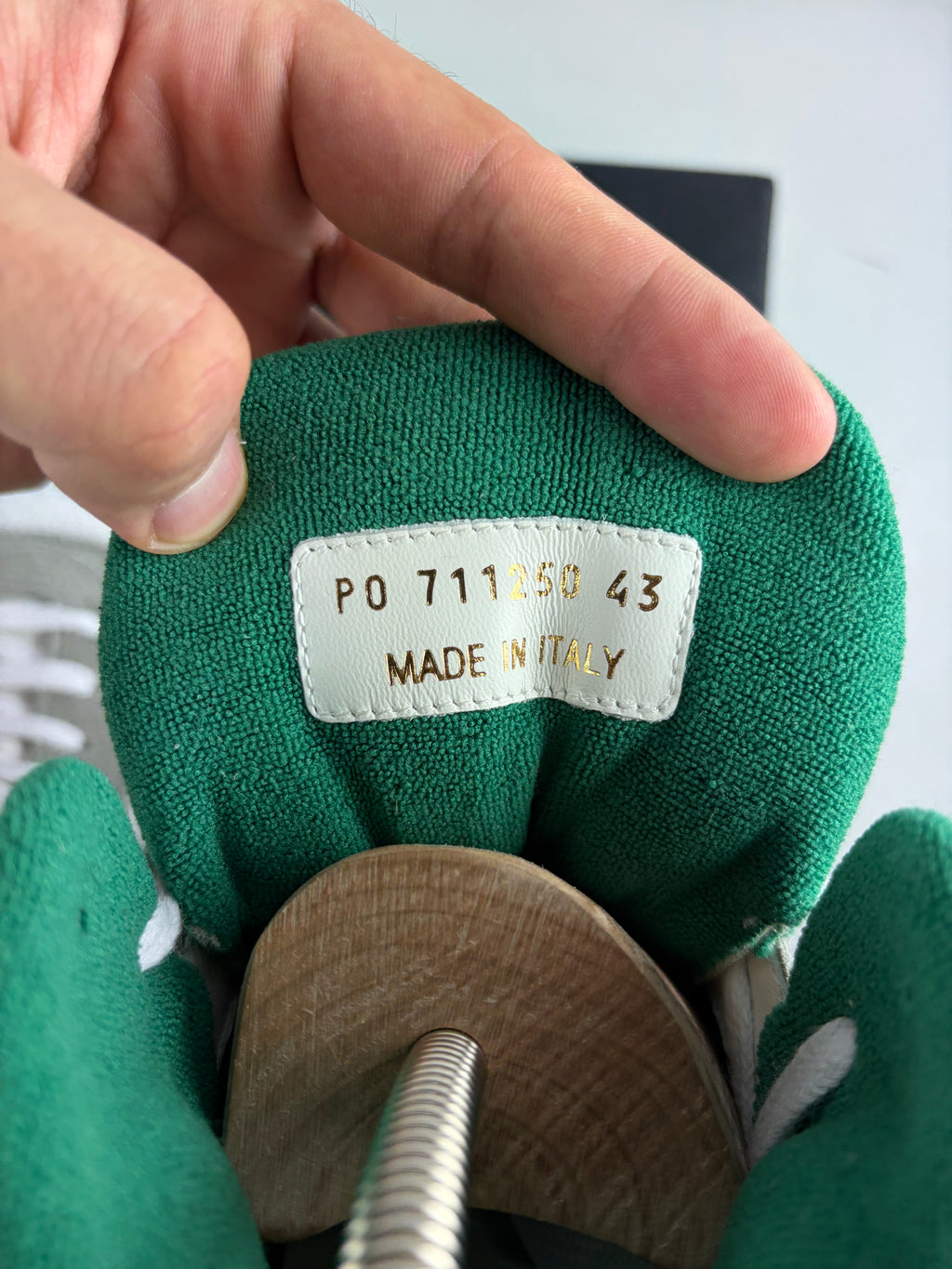 Saint Laurent SL/80 High-Top - eu 43 / us 10 - white & green