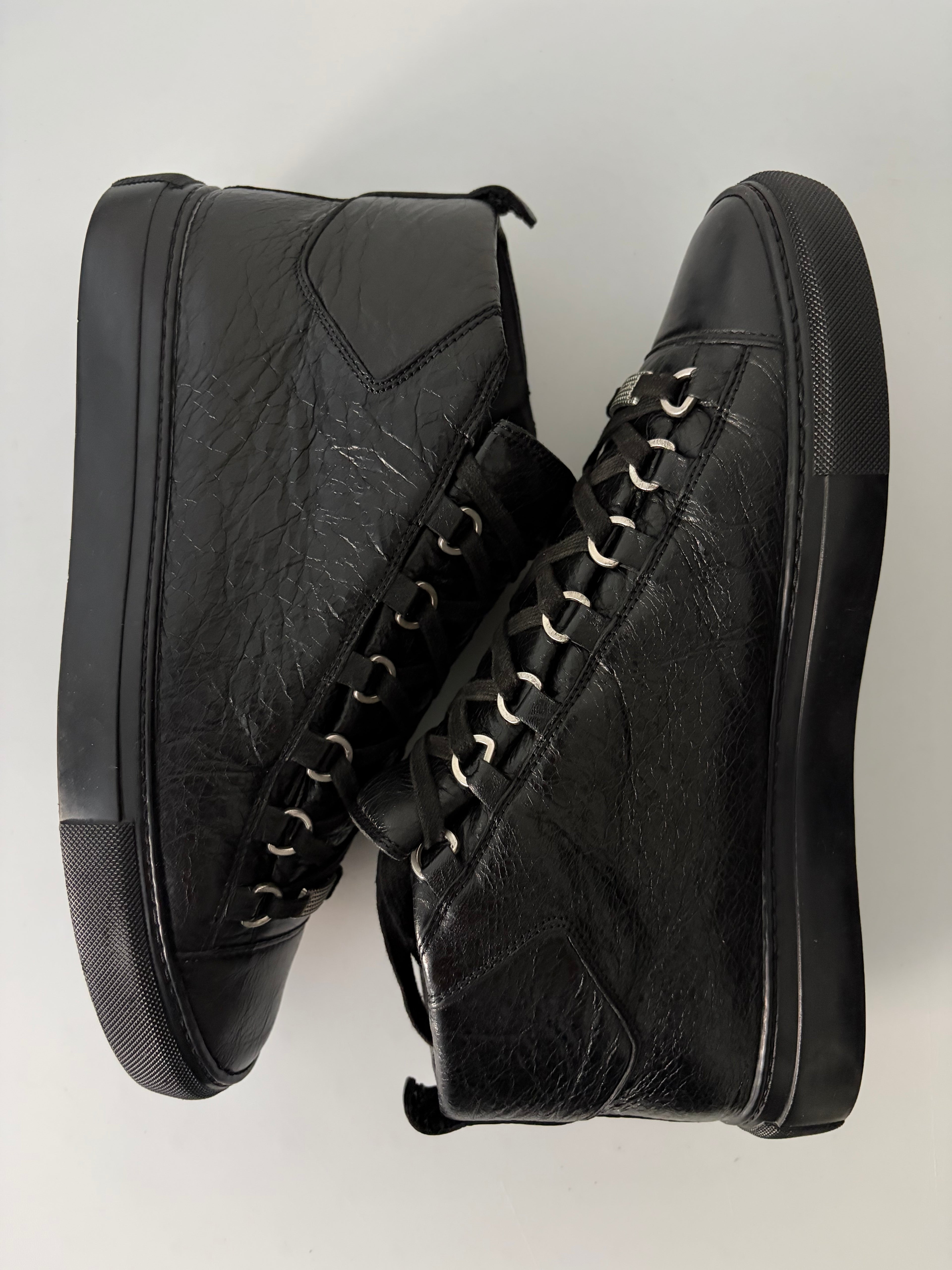 Balenciaga arena black high tops - eu 41 - black