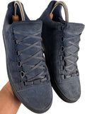 Balenciaga arena suede low - eu 42 / us 9 - blue