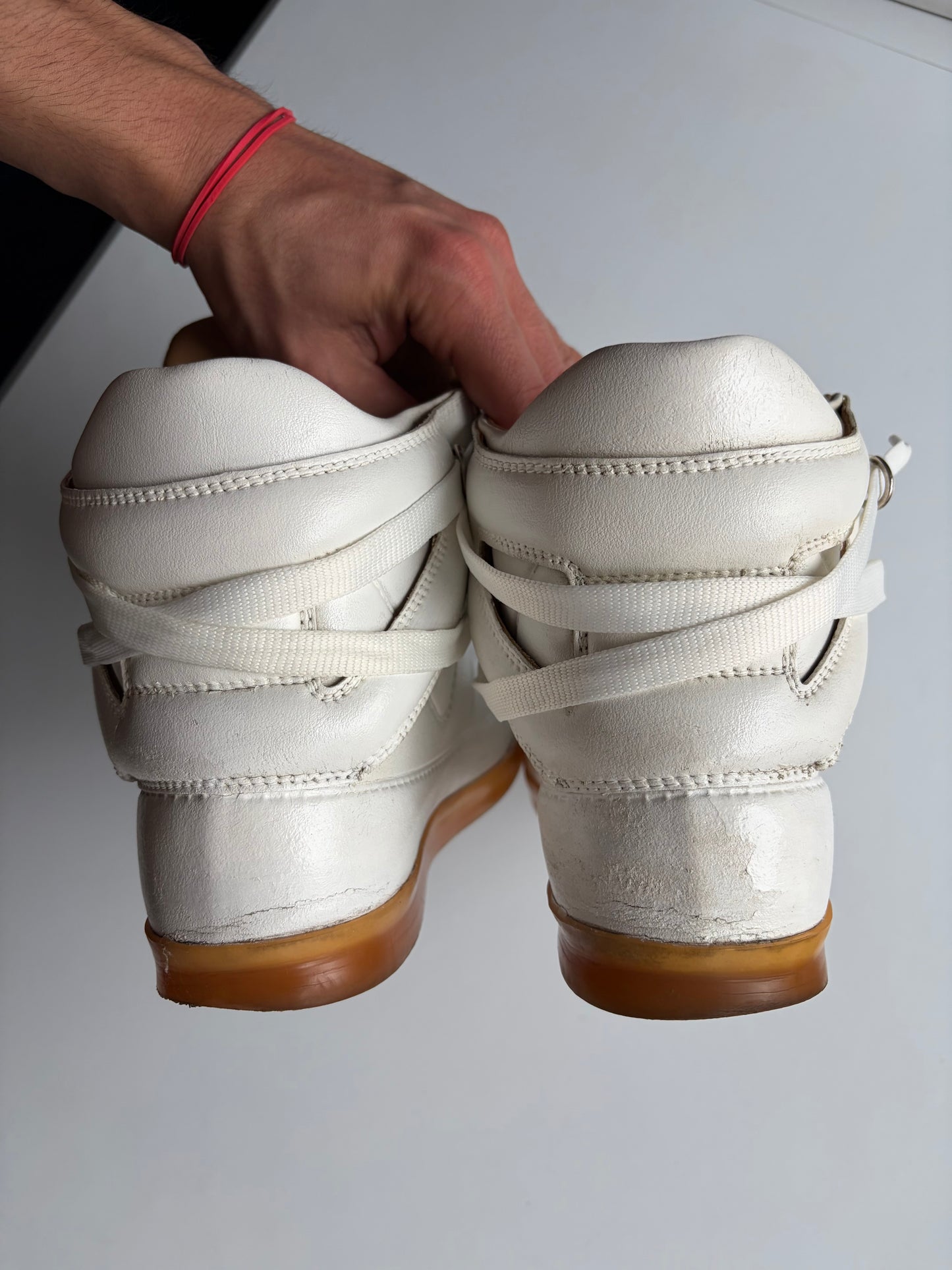 2012 Maison Margiela X H&M high tops - eu 43 - white