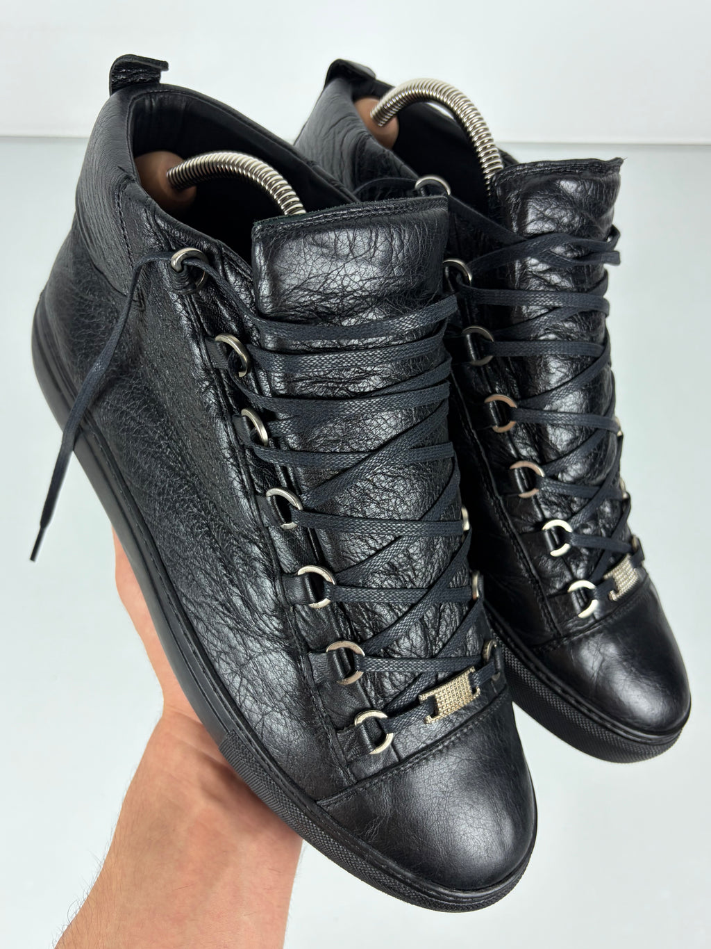 Balenciaga arena high tops - eu43/us10 - black