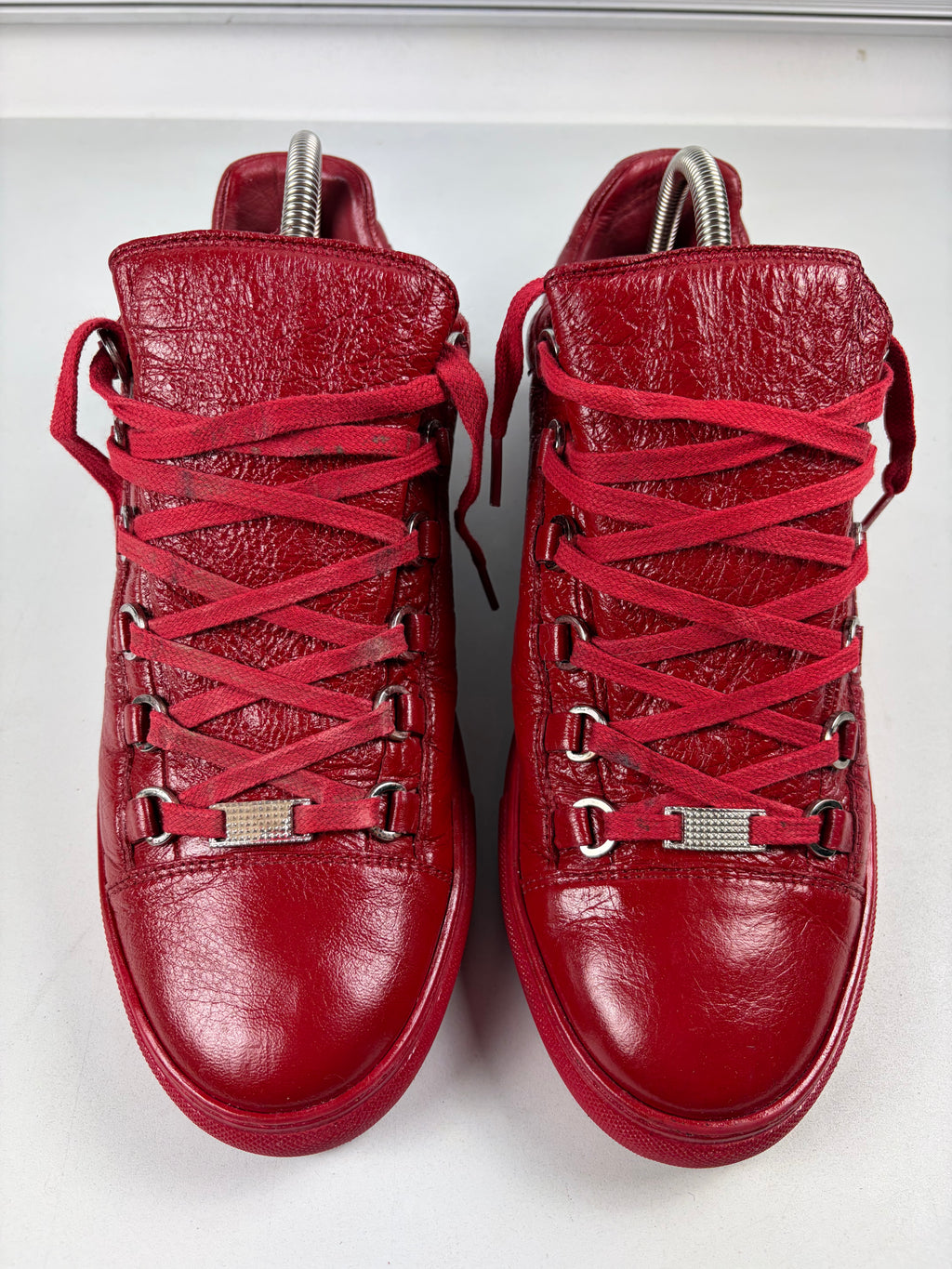 Balenciaga arena low - eu 42 / us 9 / uk 8 - red