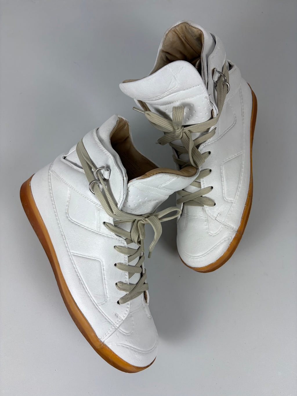 2012 Maison Margiela X H&M high tops - eu 40 - white