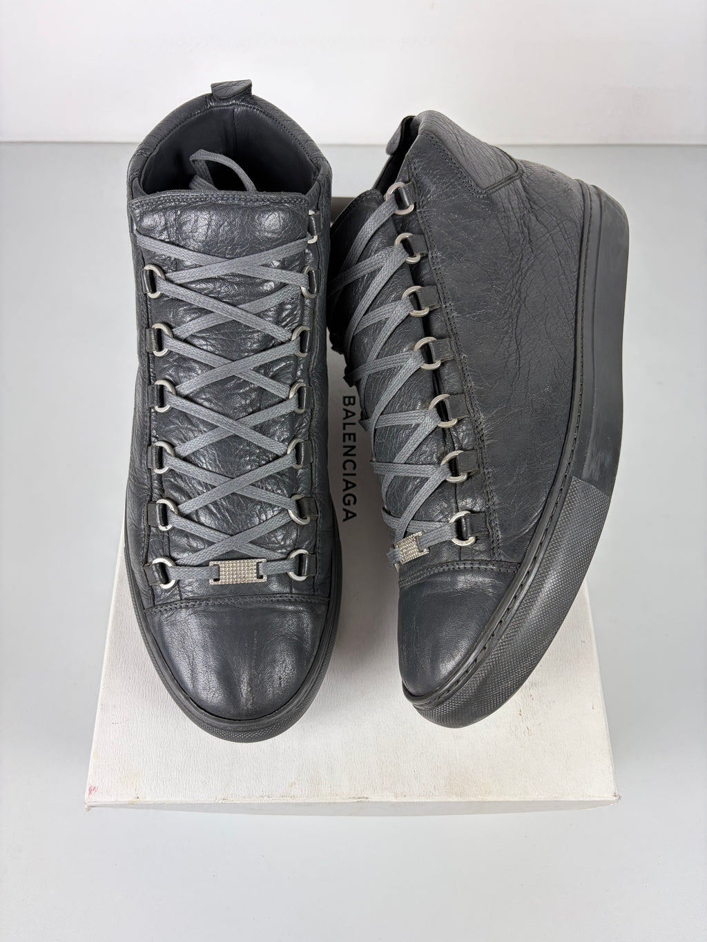 Balenciaga arena high tops - eu 44 - dark grey