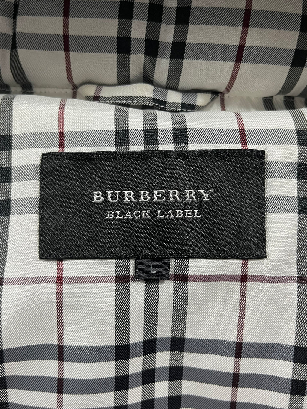 00’s BURBERRY made in Japan real fur down jacket (L)