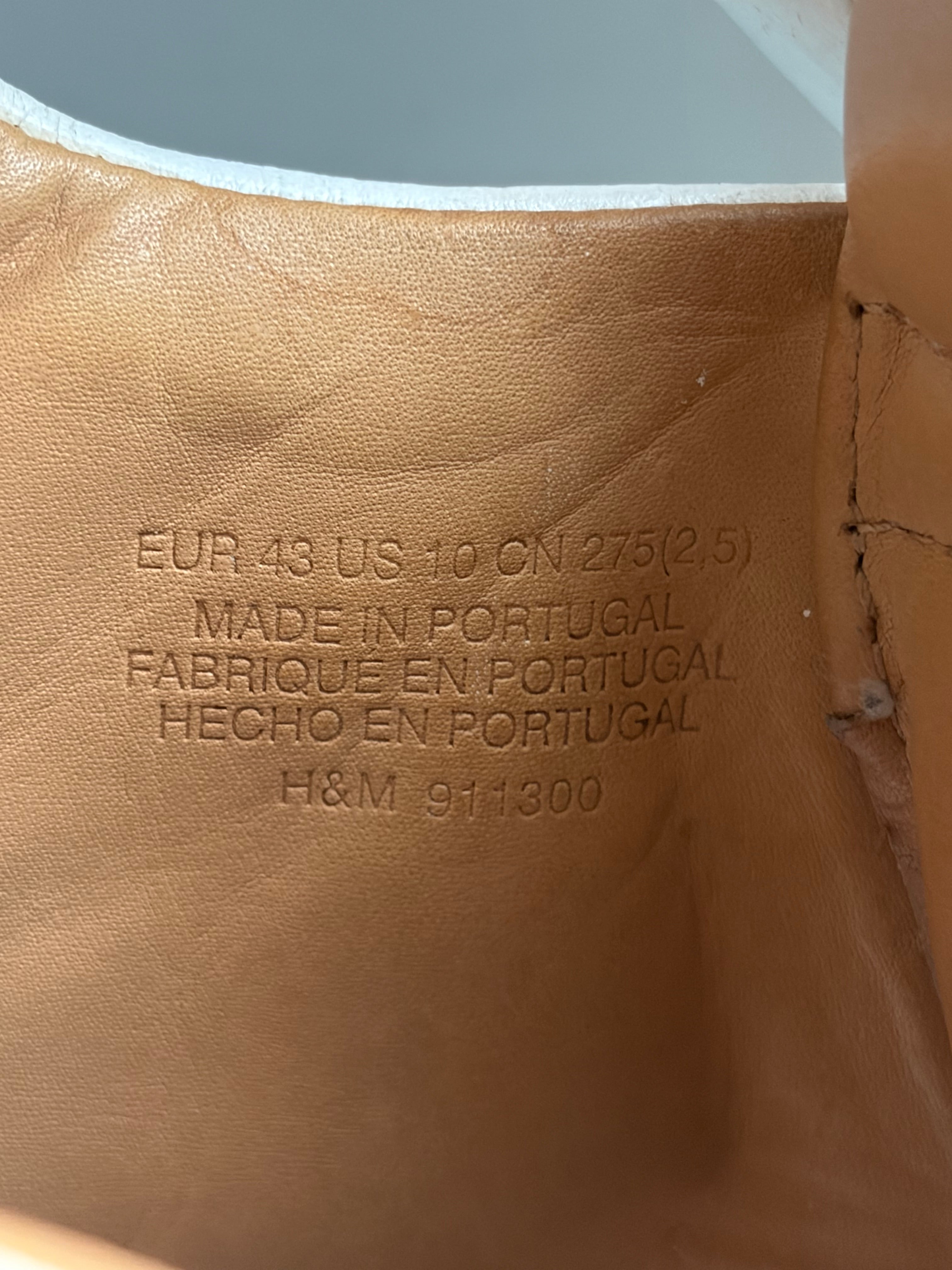 2012 Maison Margiela X H&M high tops - eu 43 - white
