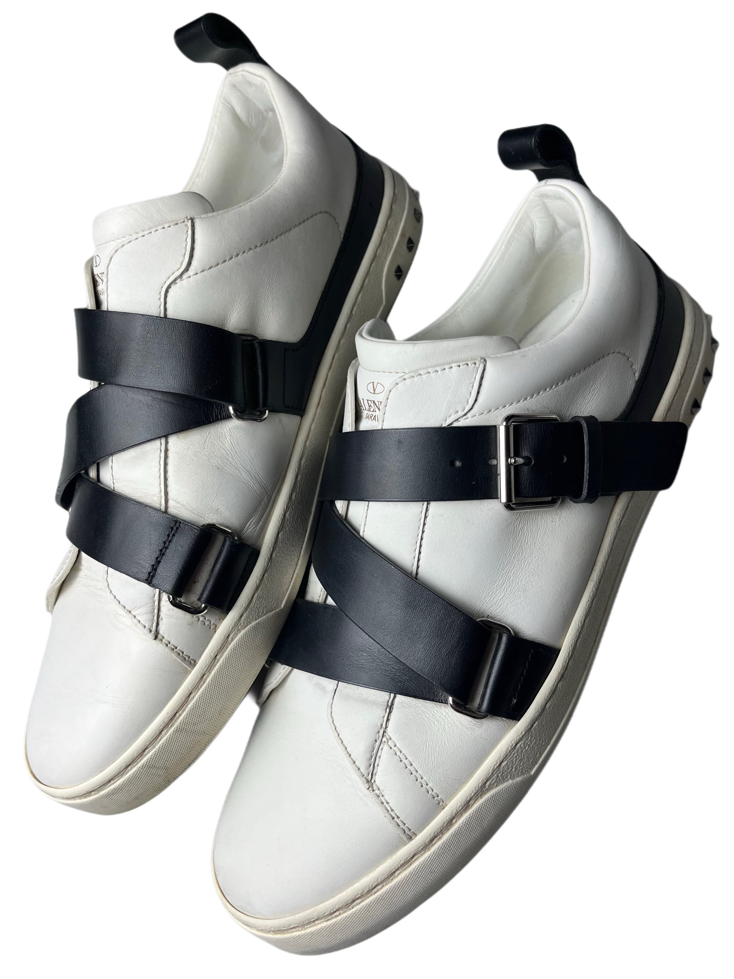 Valentino Garavani low buckle strap - Eu 43 - white