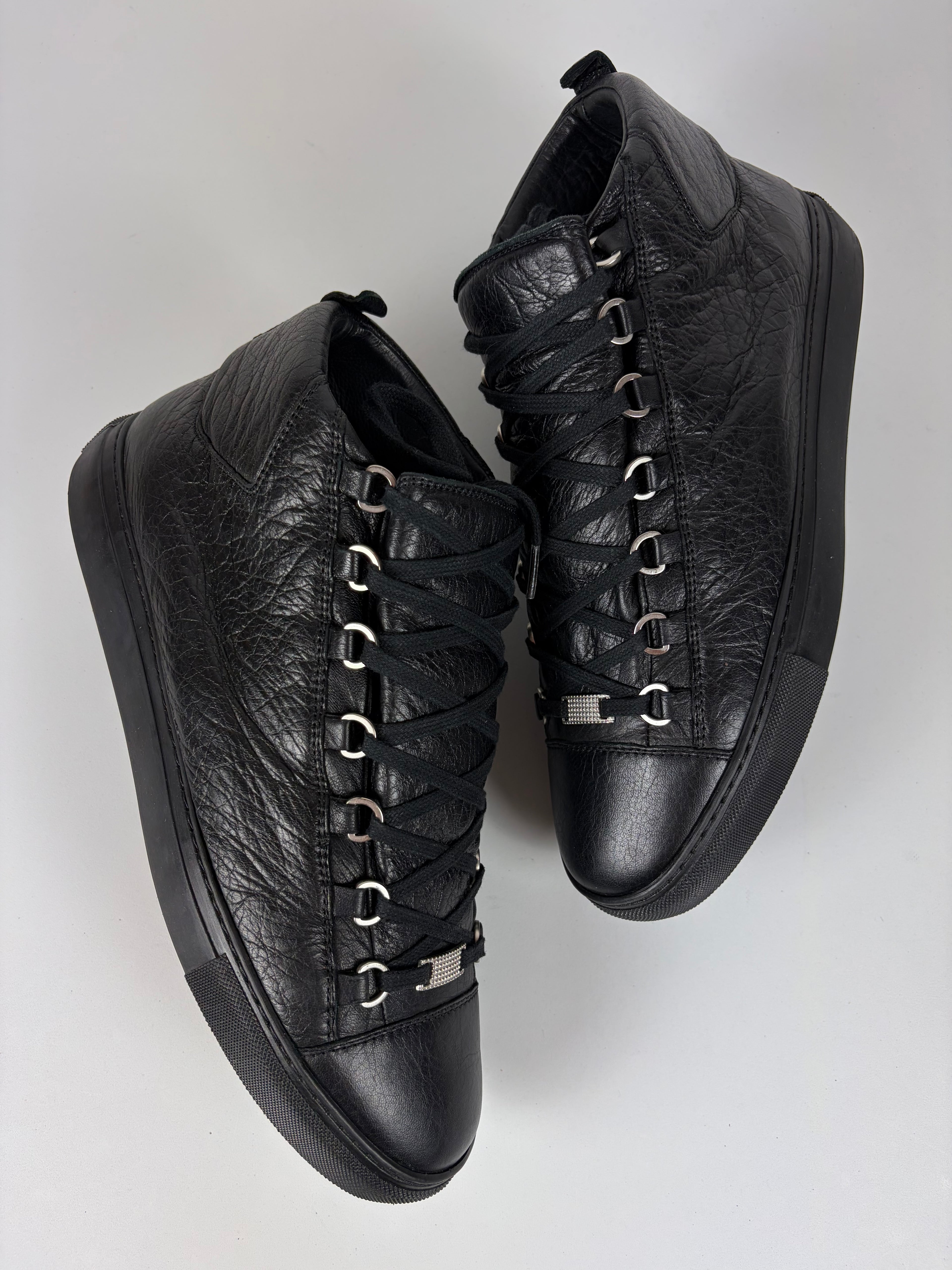 Balenciaga arena high tops - eu 43 - black