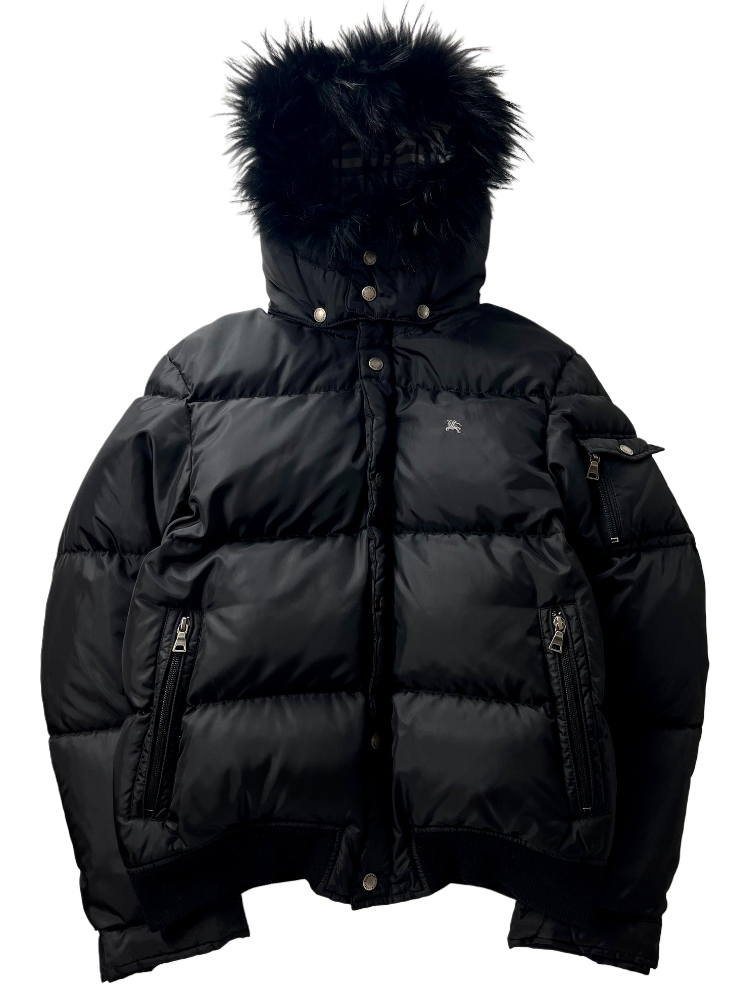 00’s BURBERRY made in Japan real down jacket (S/M) - black
