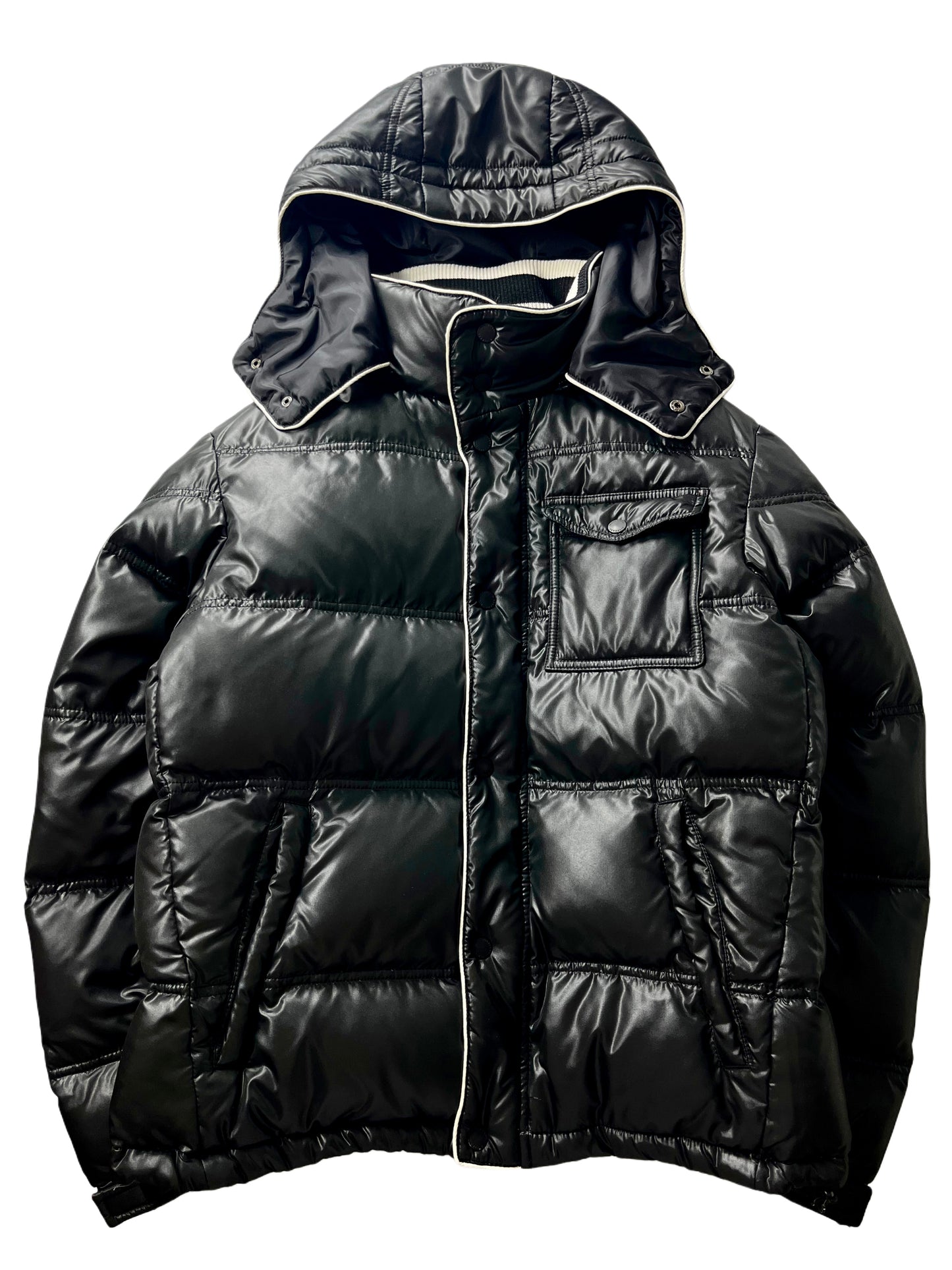 00’s BURBERRY made in Japan real down jacket (M/L) - black