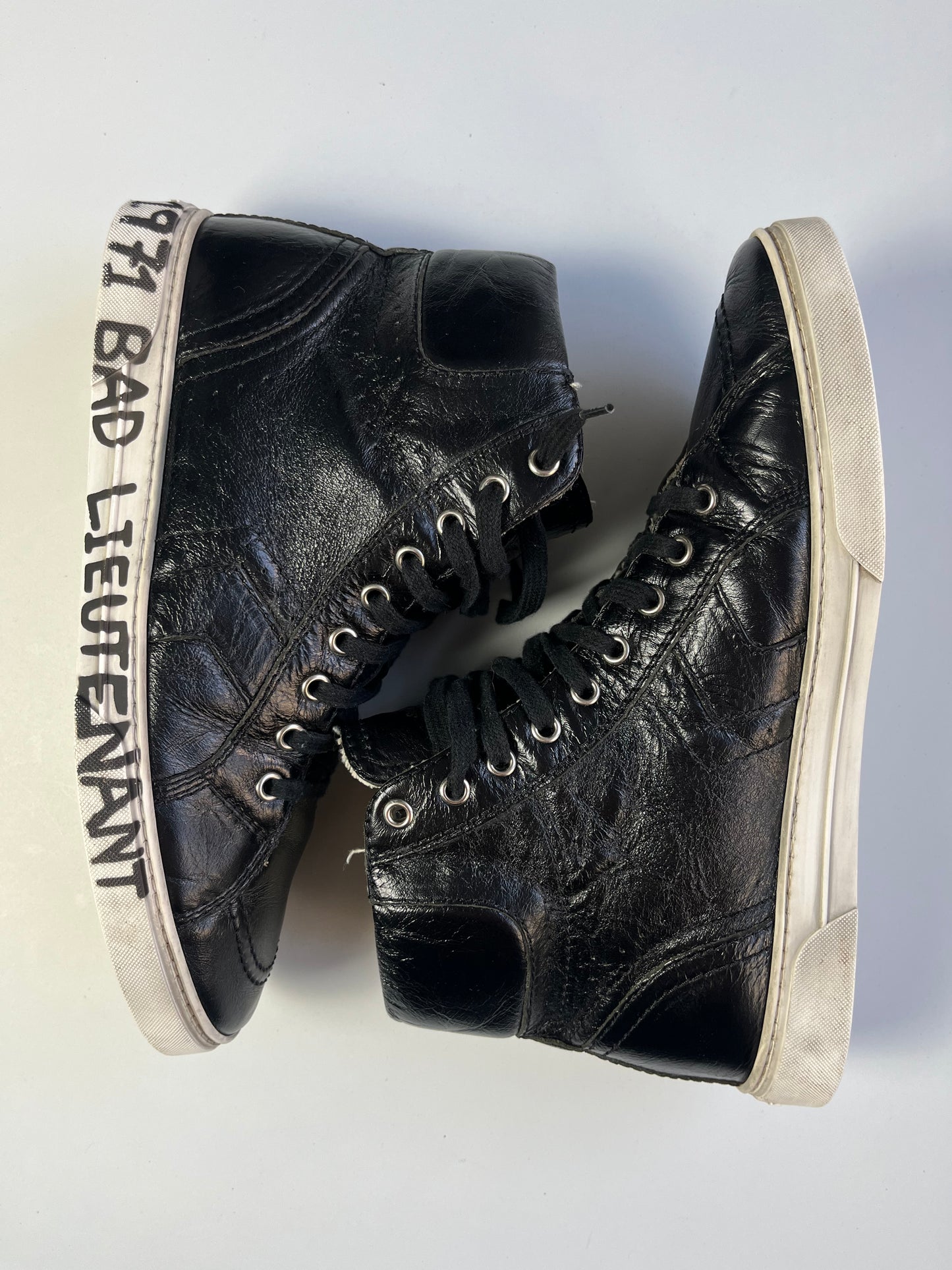 2017 Saint Laurent "Bad Lieutenant" high tops - eu 42 - black