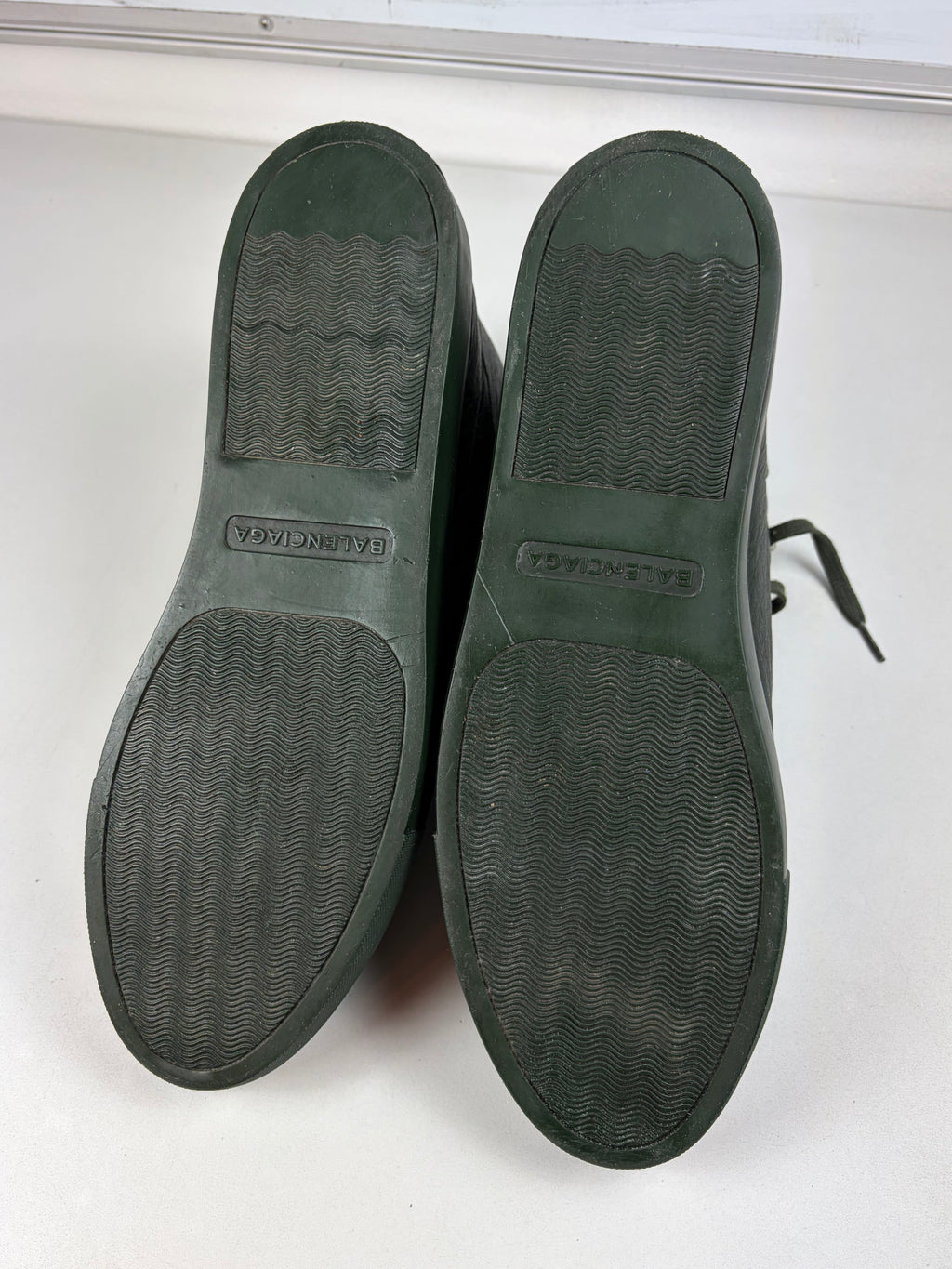 Balenciaga arena high tops - eu 46 / us 13 / uk 12 - dark green