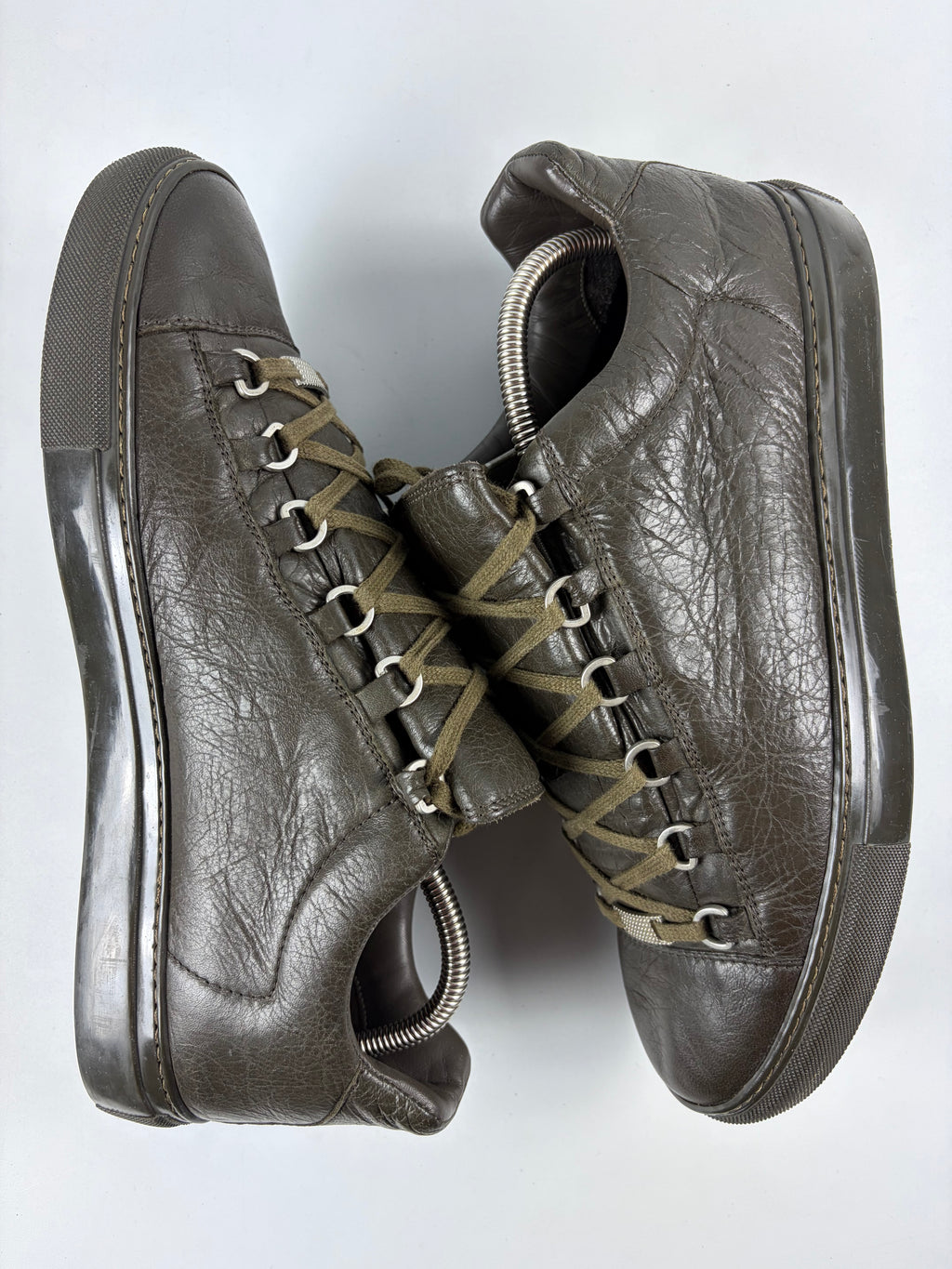Balenciaga arena low - eu 43 / us 10 - military green