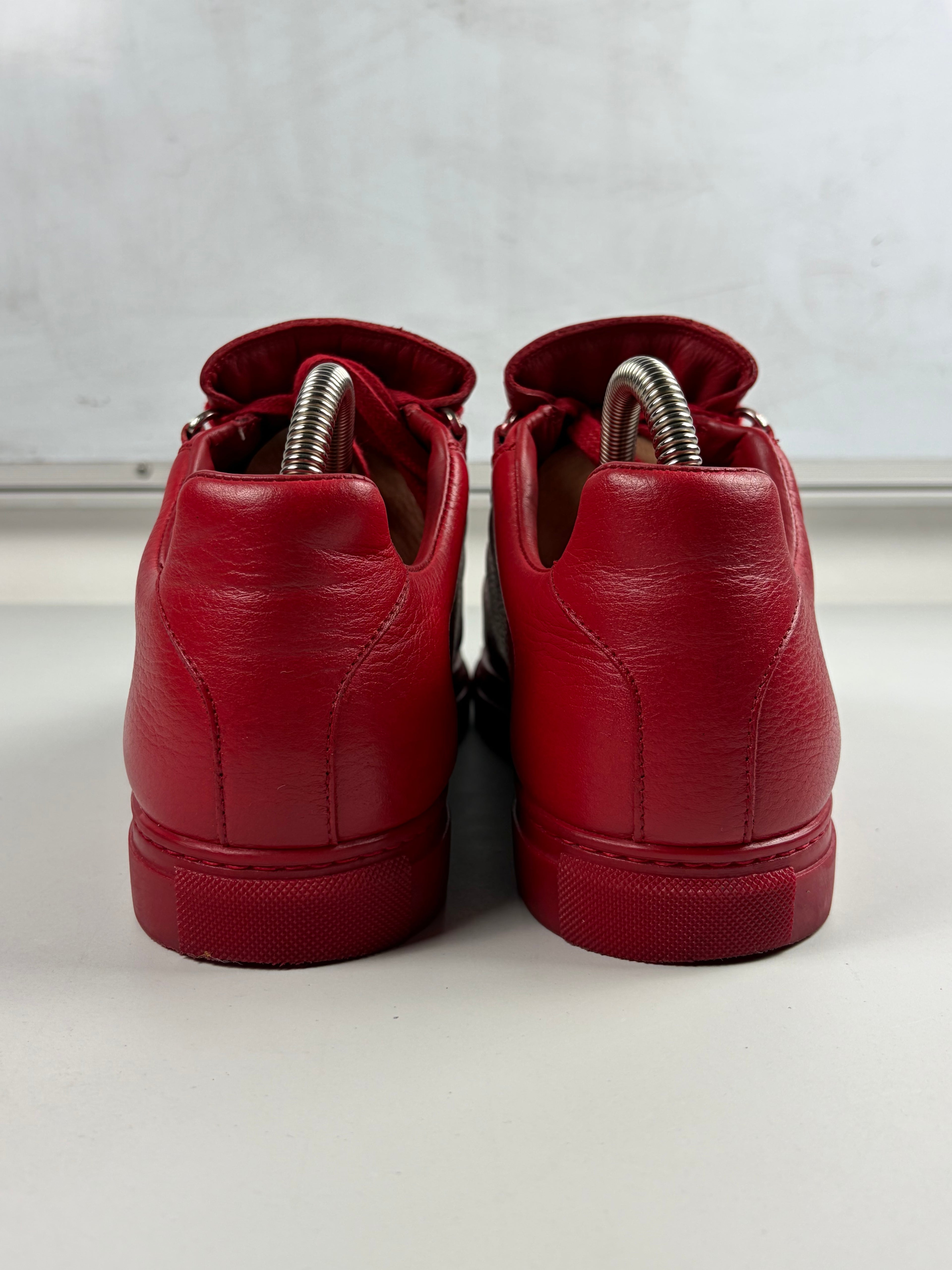 Balenciaga arena low - eu 40 / us 7 - red