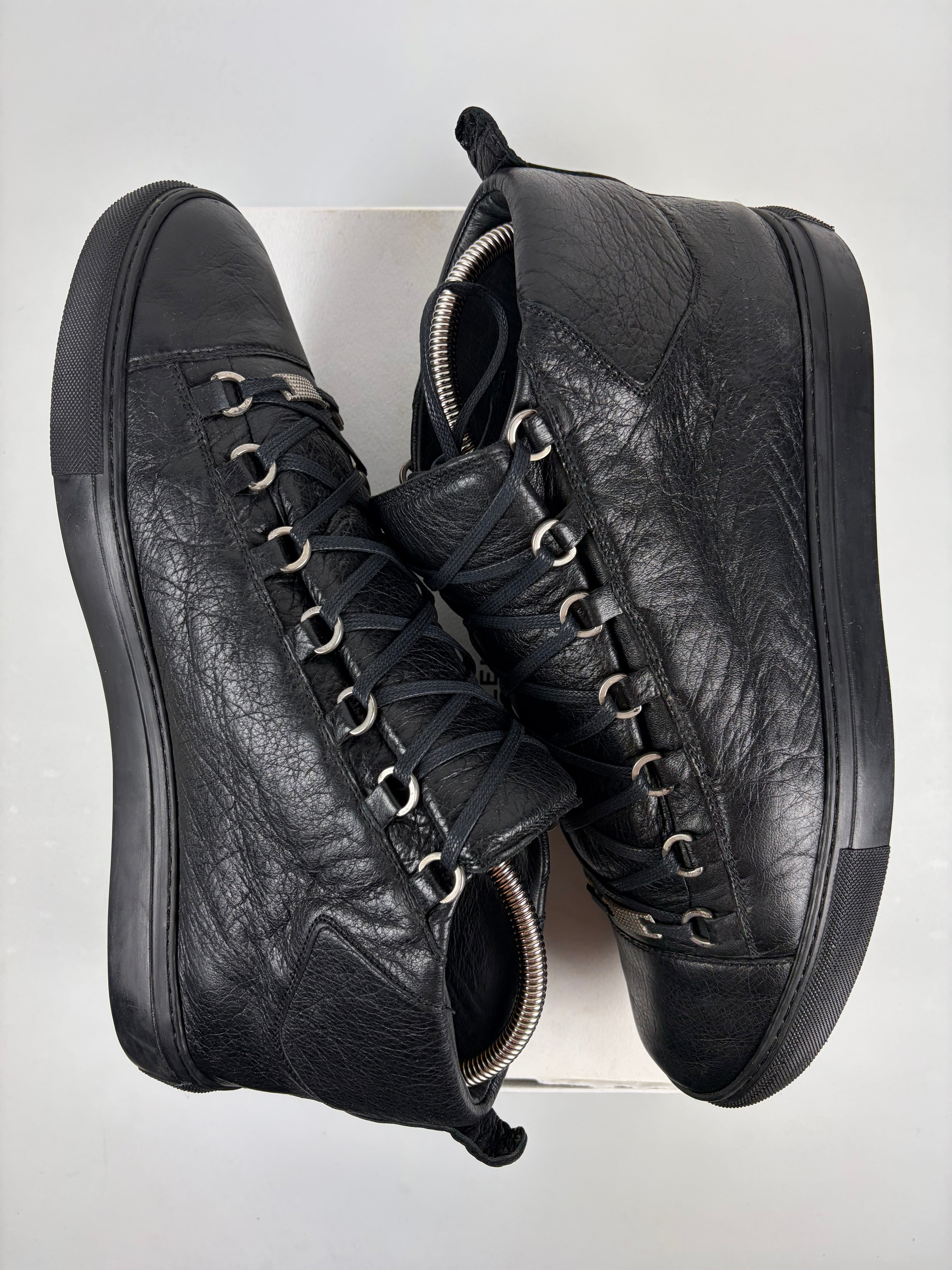 Balenciaga arena high tops - eu 45 / us 12 - black