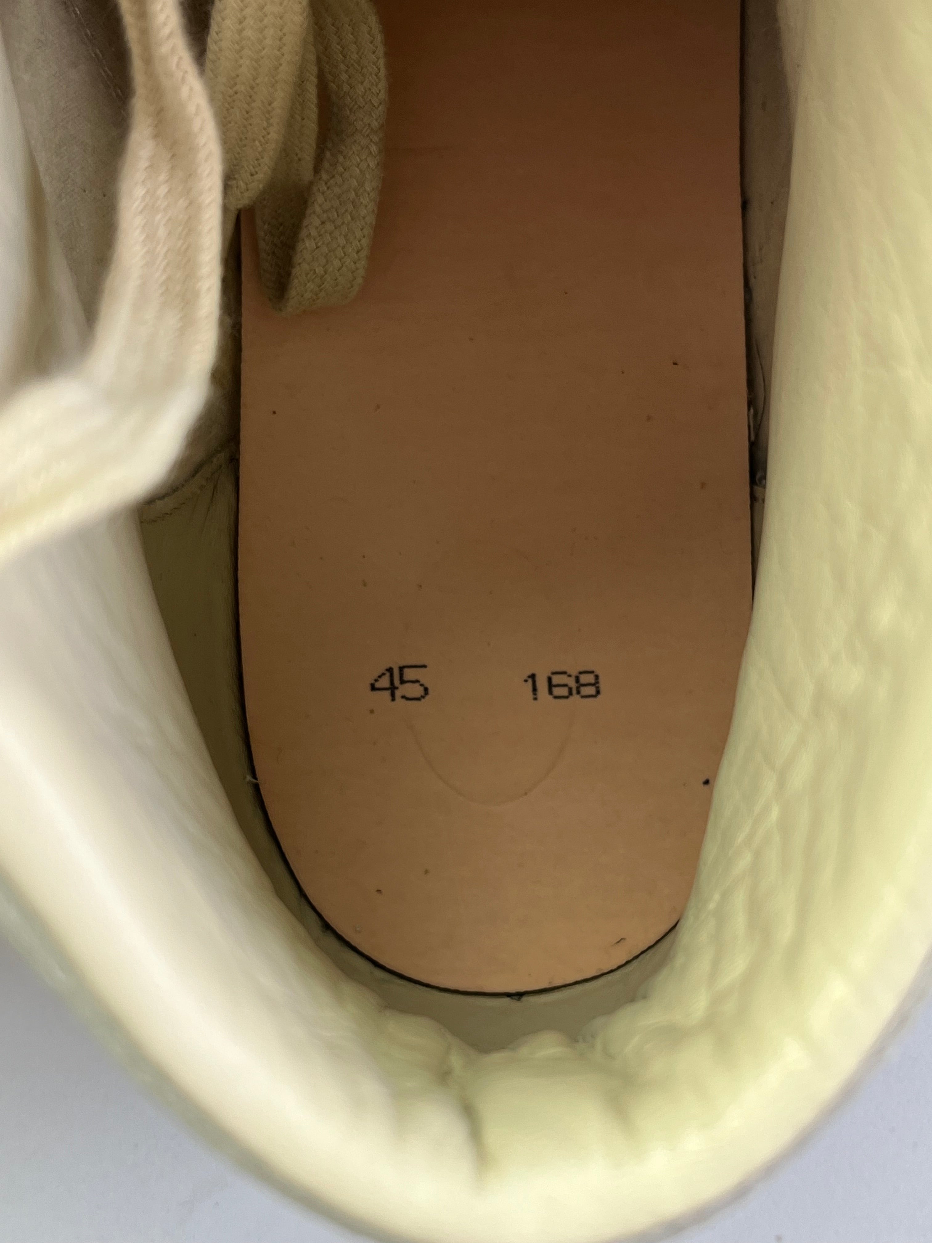 Maison Margiela high top gats - Eu 45 - white