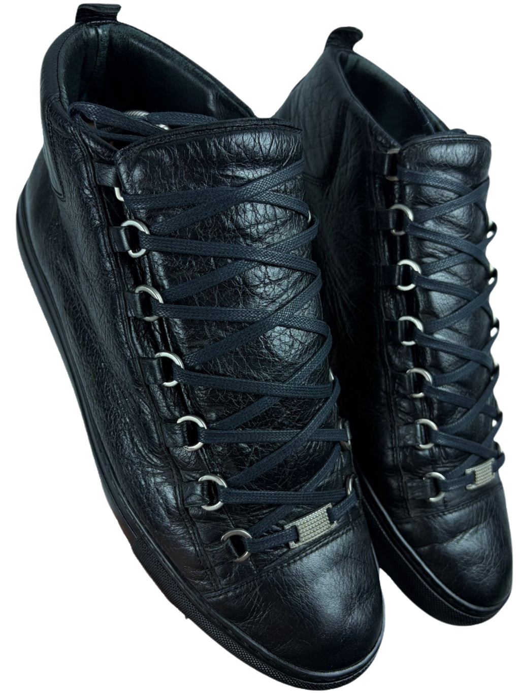 Balenciaga arena high tops - eu 43 / us 10 - black