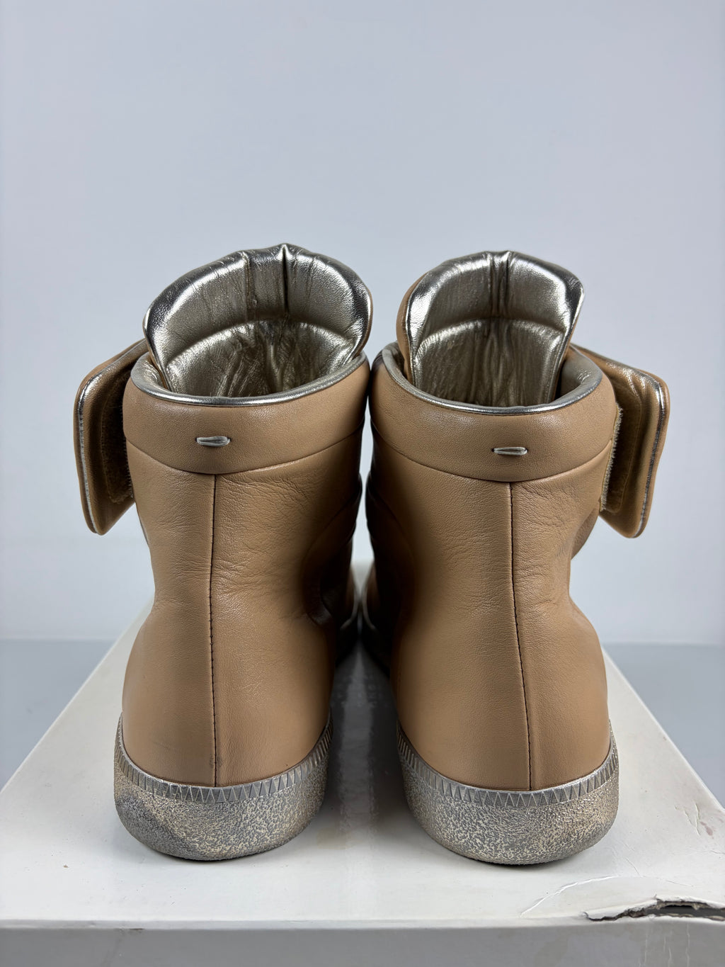 2017 Maison Margiela Future high tops - eu 46 / us 13 - tan beige