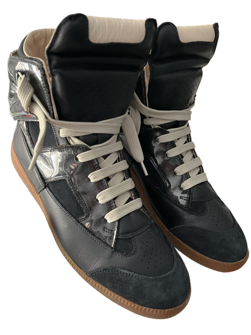 2009 Maison Margiela high top gats - Eu 45 - black