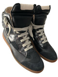 2009 Maison Margiela high top gats - Eu 45 - black