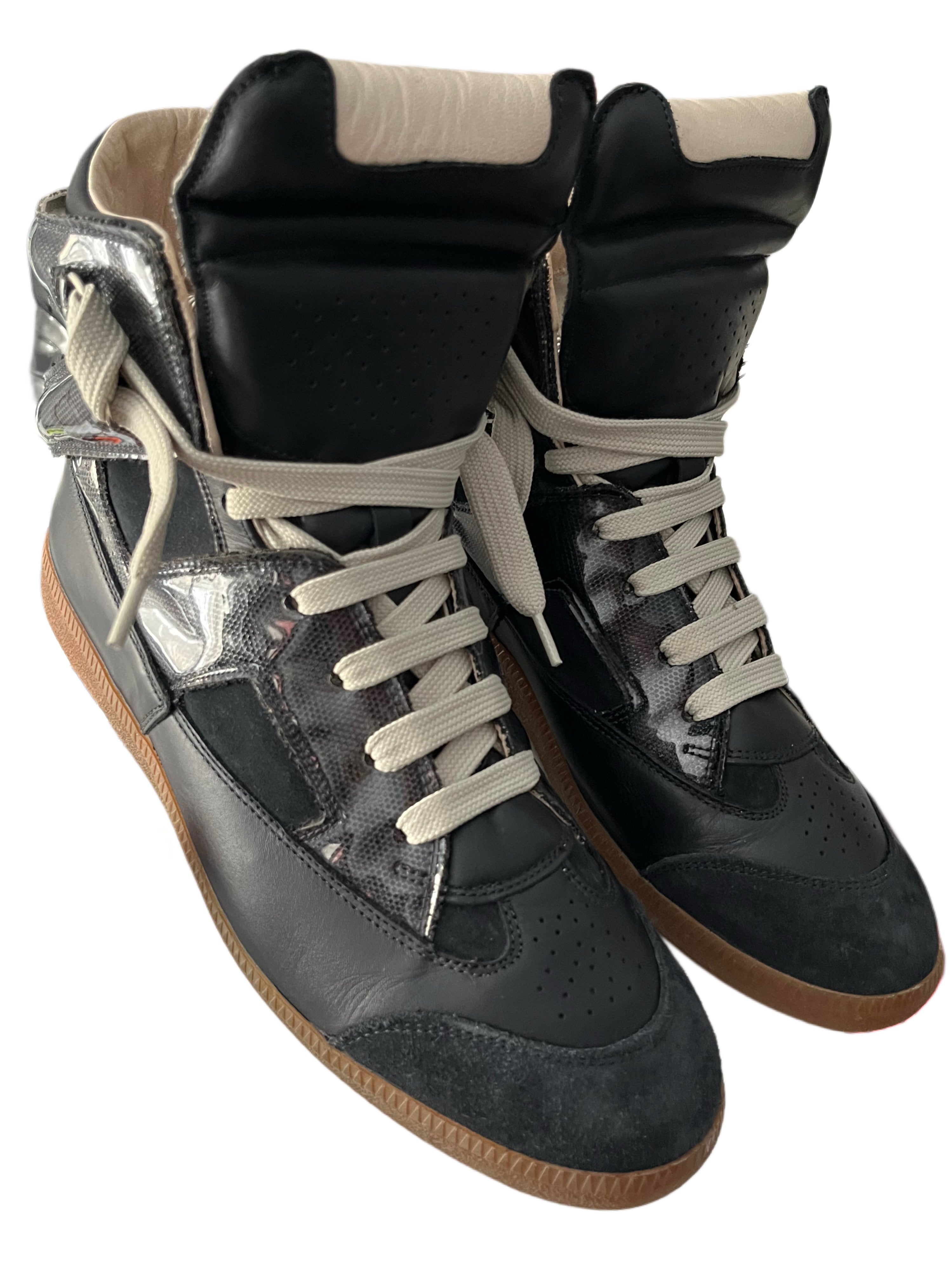2009 Maison Margiela high top gats - Eu 45 - black