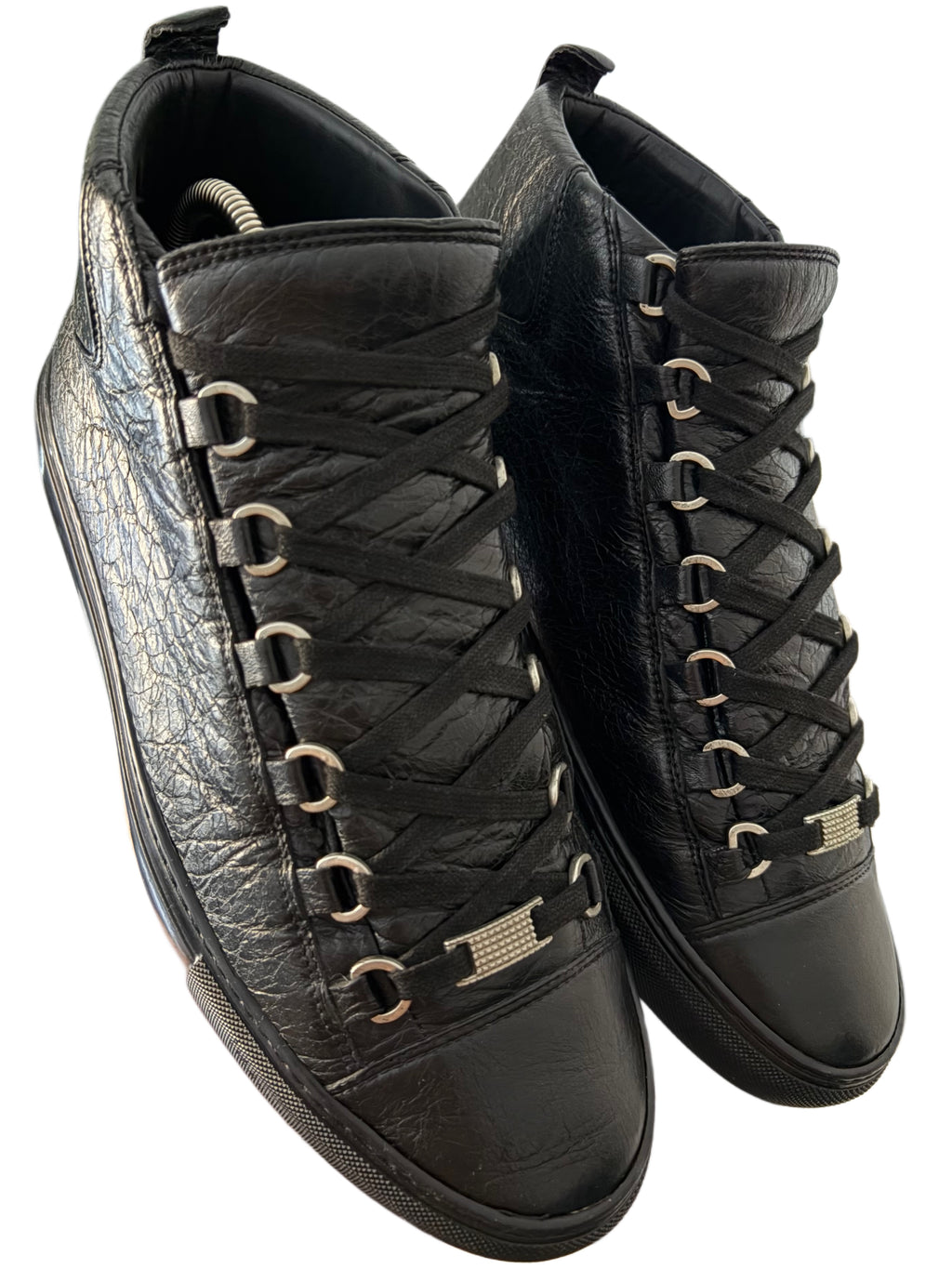 Balenciaga arena black high tops - eu 41 - black