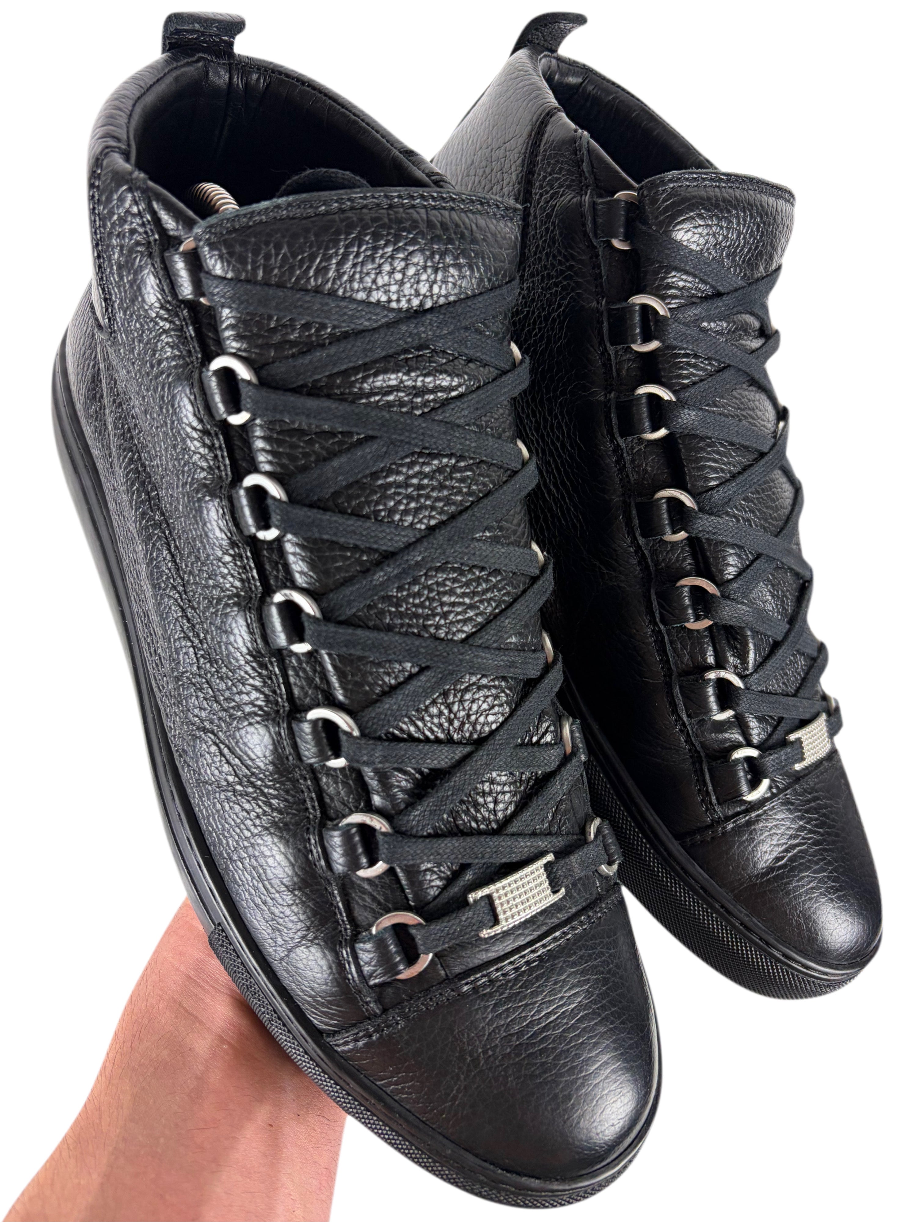Balenciaga arena high tops - eu 42 - black