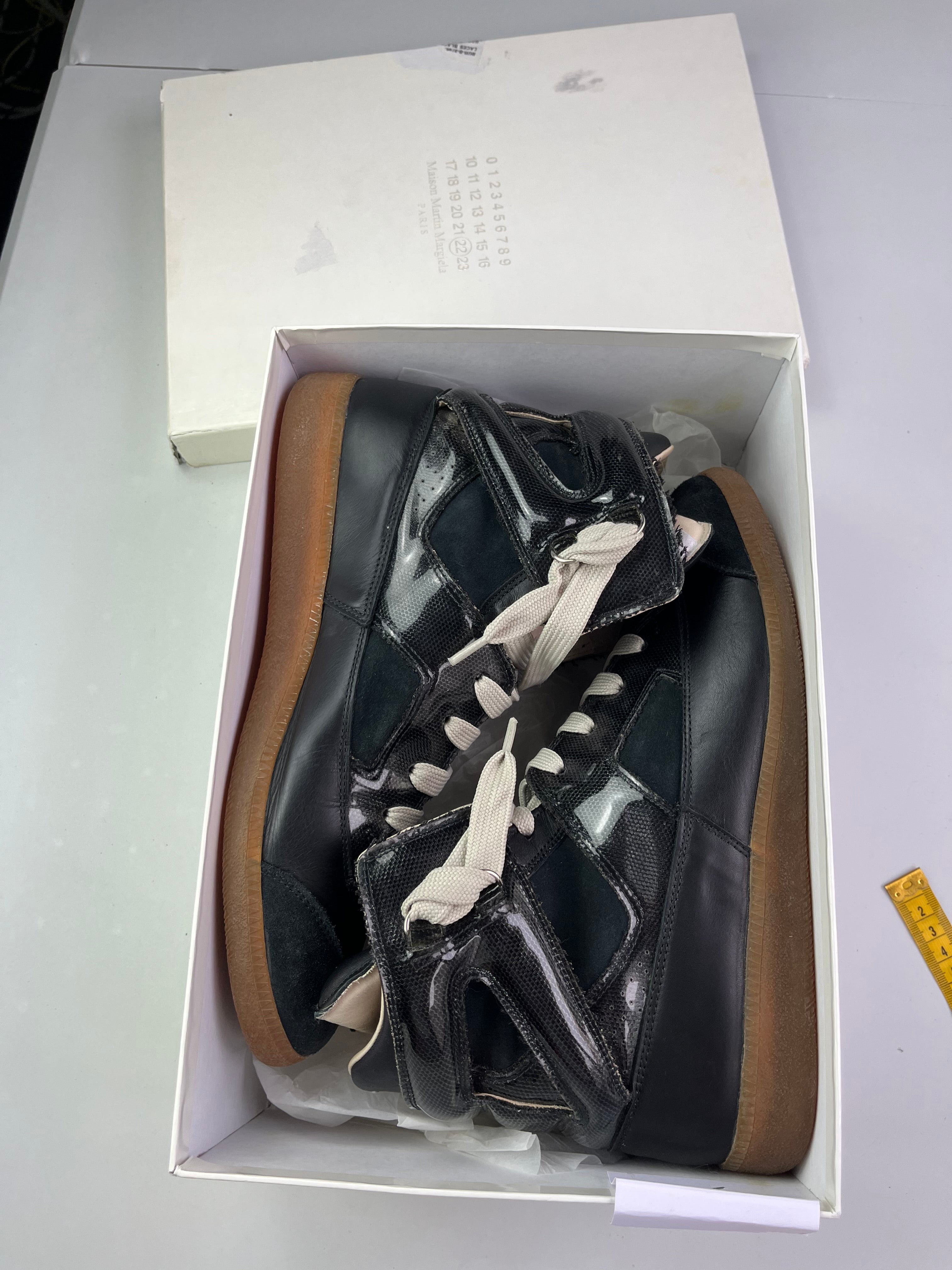 2009 Maison Margiela high top gats - Eu 45 - black